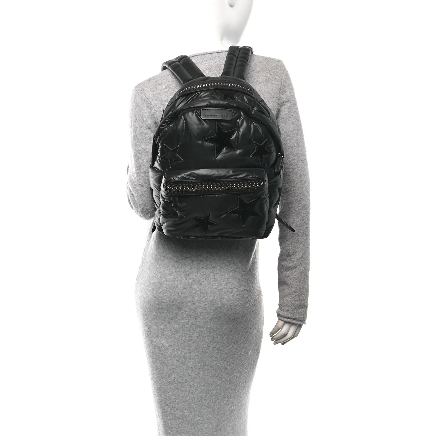 Polyamide Falabella Stars Backpack Black - Image 2