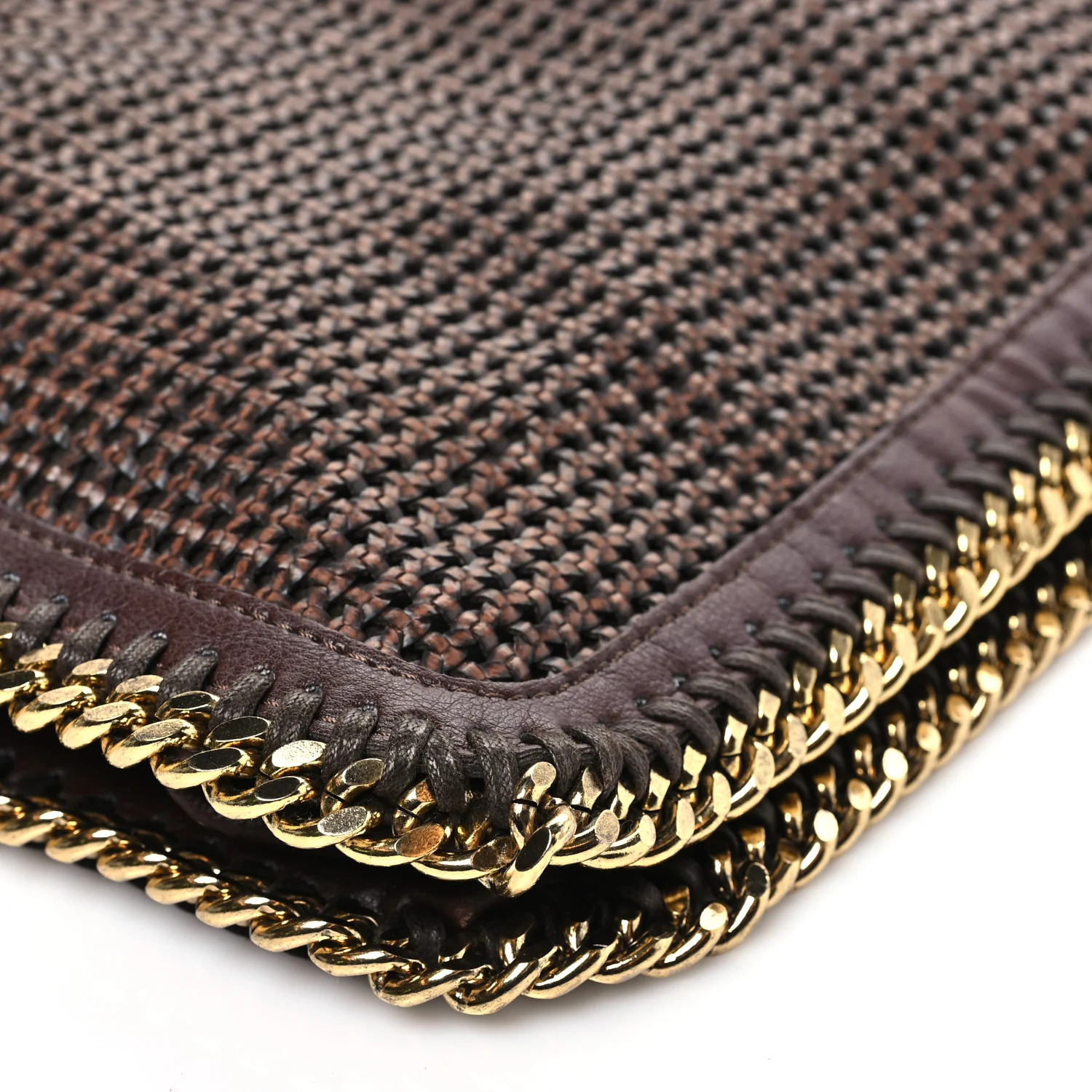 Raffia Falabella Tote Brown - Image 9