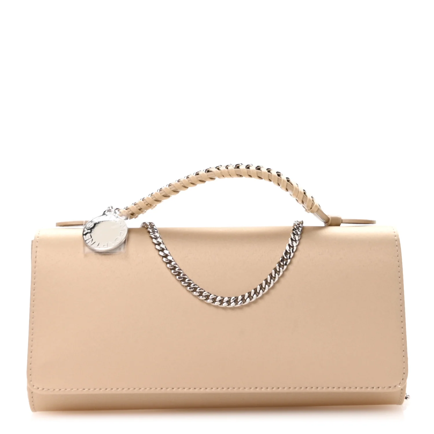 Shaggy Deer Falabella Clutch with Chain Bag Desert