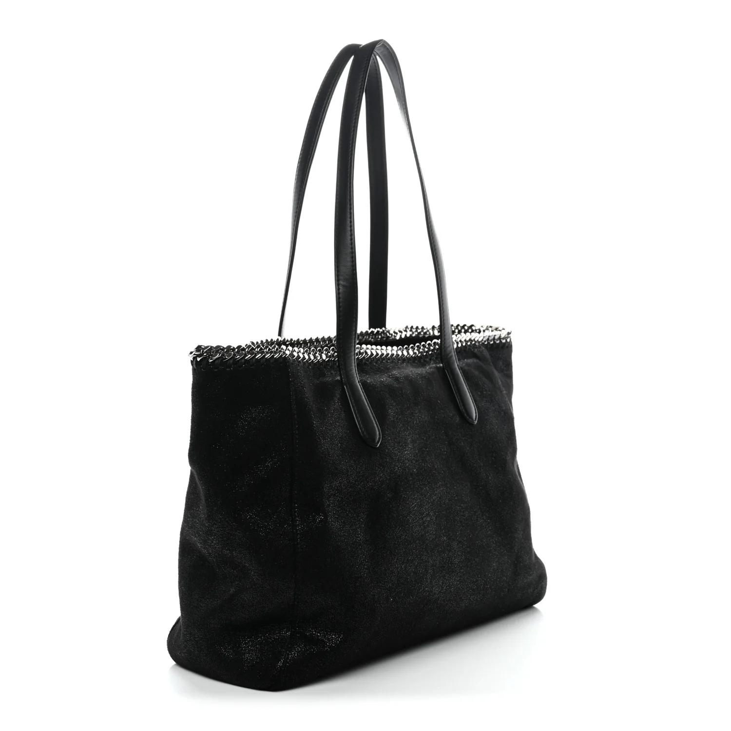 Shaggy Deer Falabella East West Shopper Tote Black - Image 3