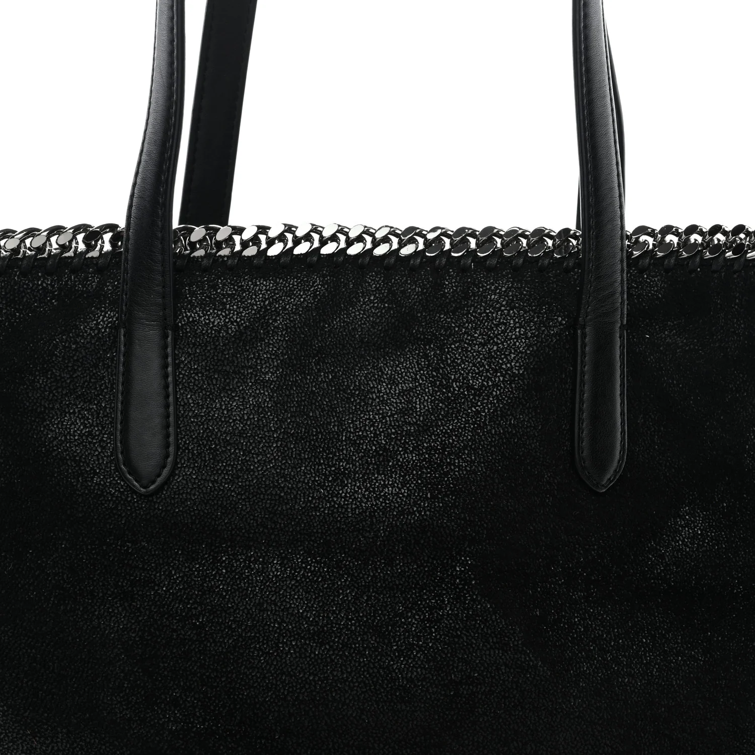 Shaggy Deer Falabella East West Shopper Tote Black - Image 8