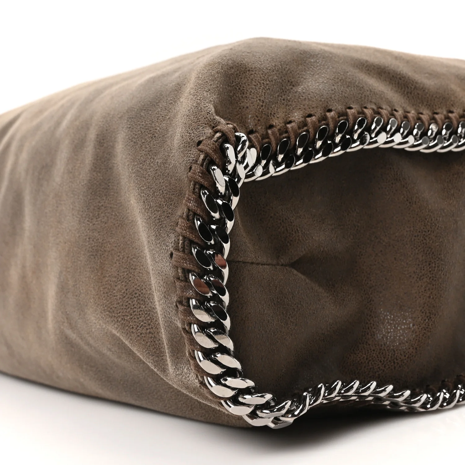Shaggy Deer Falabella Fold Over Tote Grey - Image 10