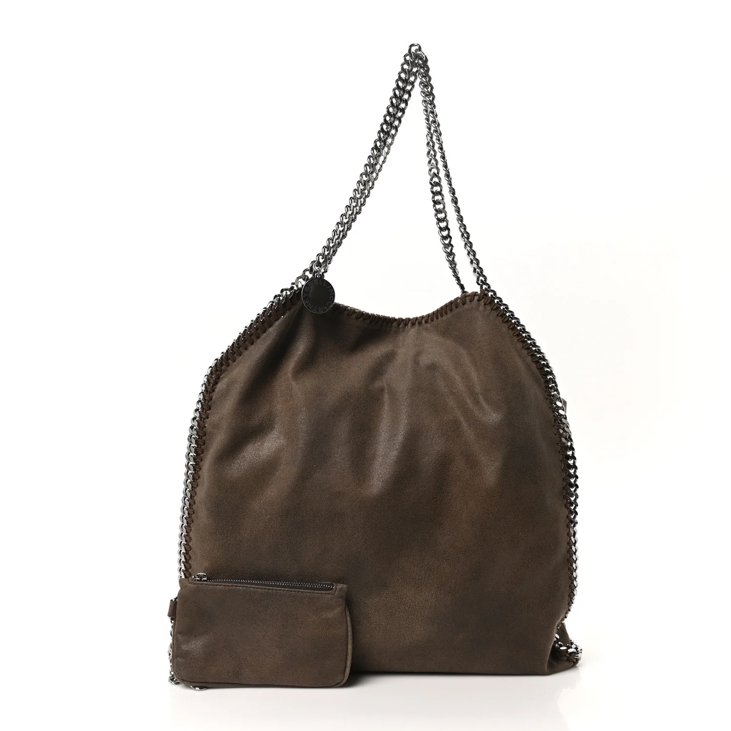 Shaggy Deer Falabella Fold Over Tote Grey - Image 3