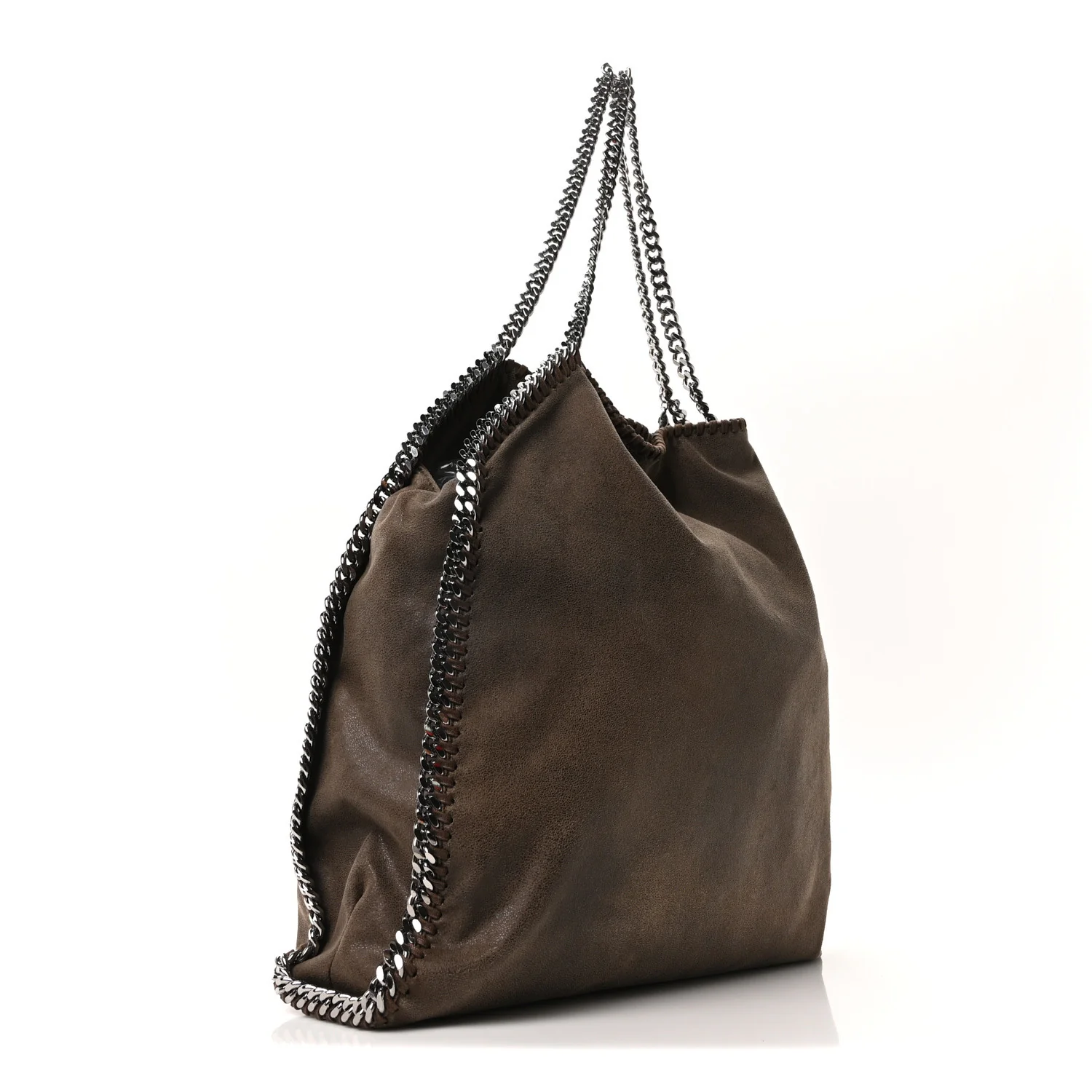 Shaggy Deer Falabella Fold Over Tote Grey - Image 4