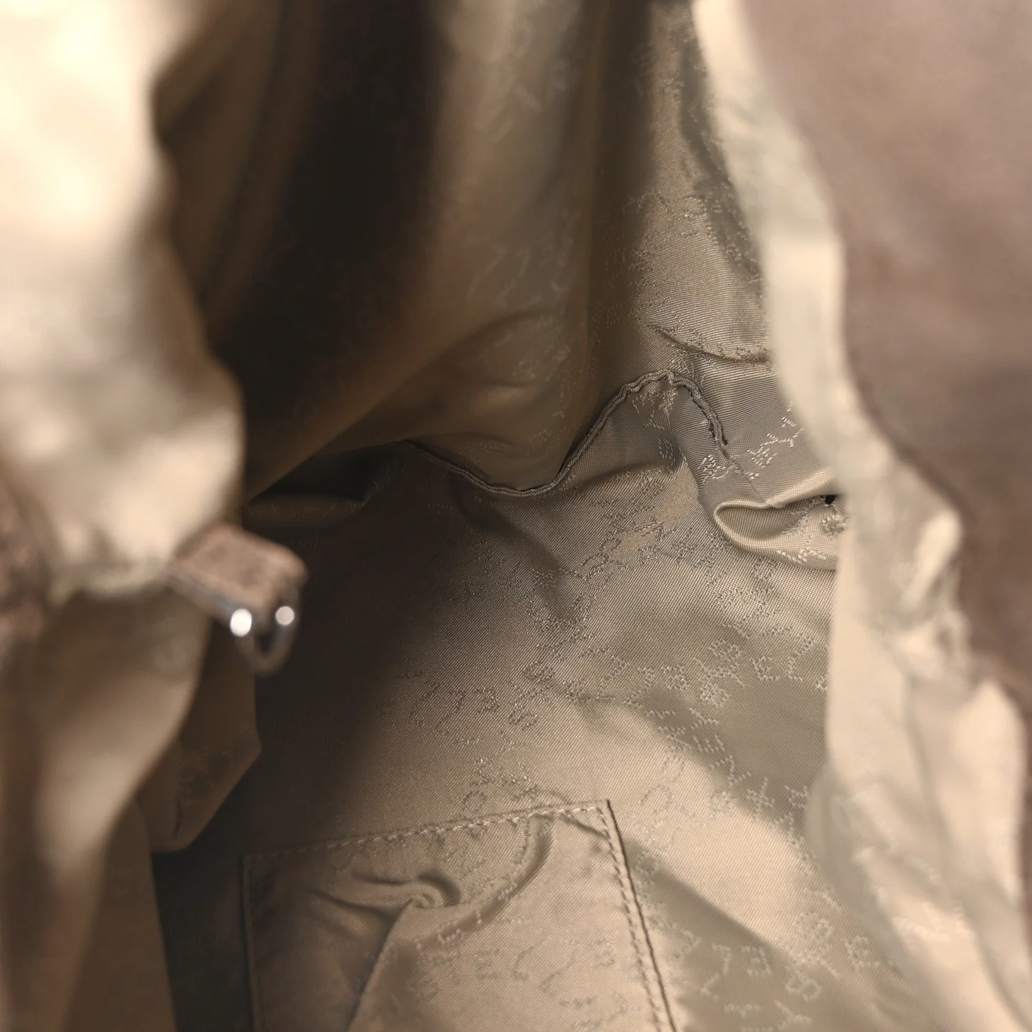 Shaggy Deer Falabella Fold Over Tote Grey - Image 6