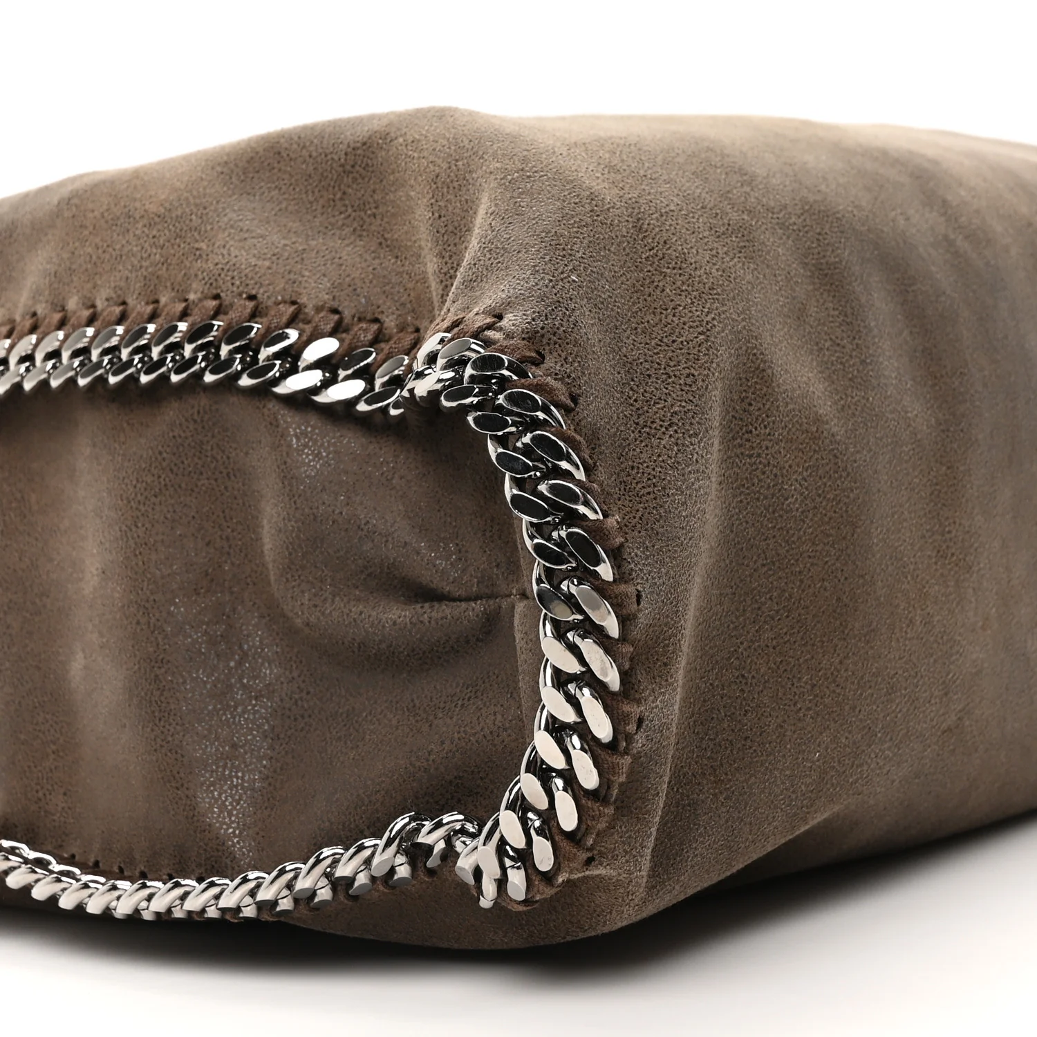 Shaggy Deer Falabella Fold Over Tote Grey - Image 9