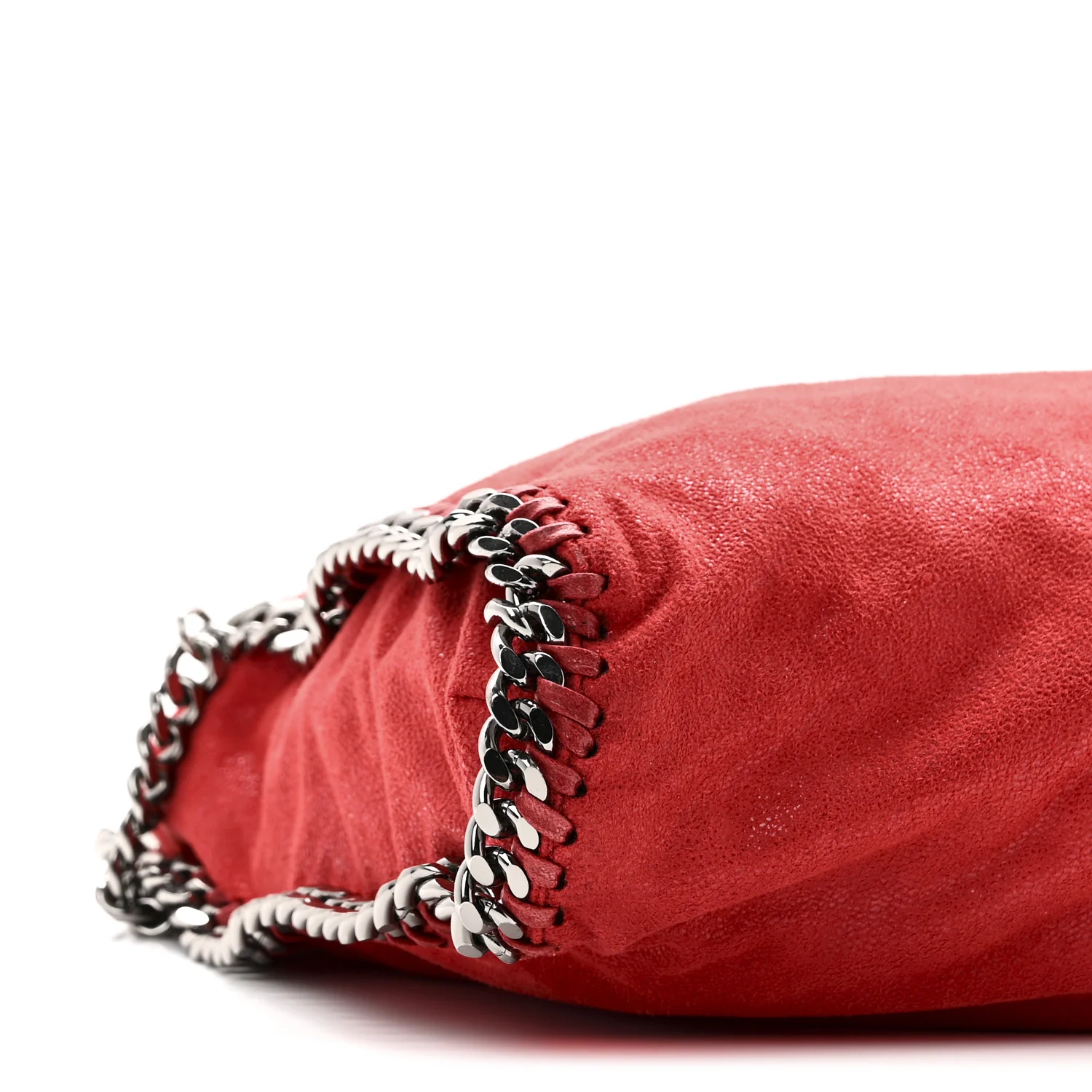 Shaggy Deer Falabella Fold Over Tote Red - Image 8