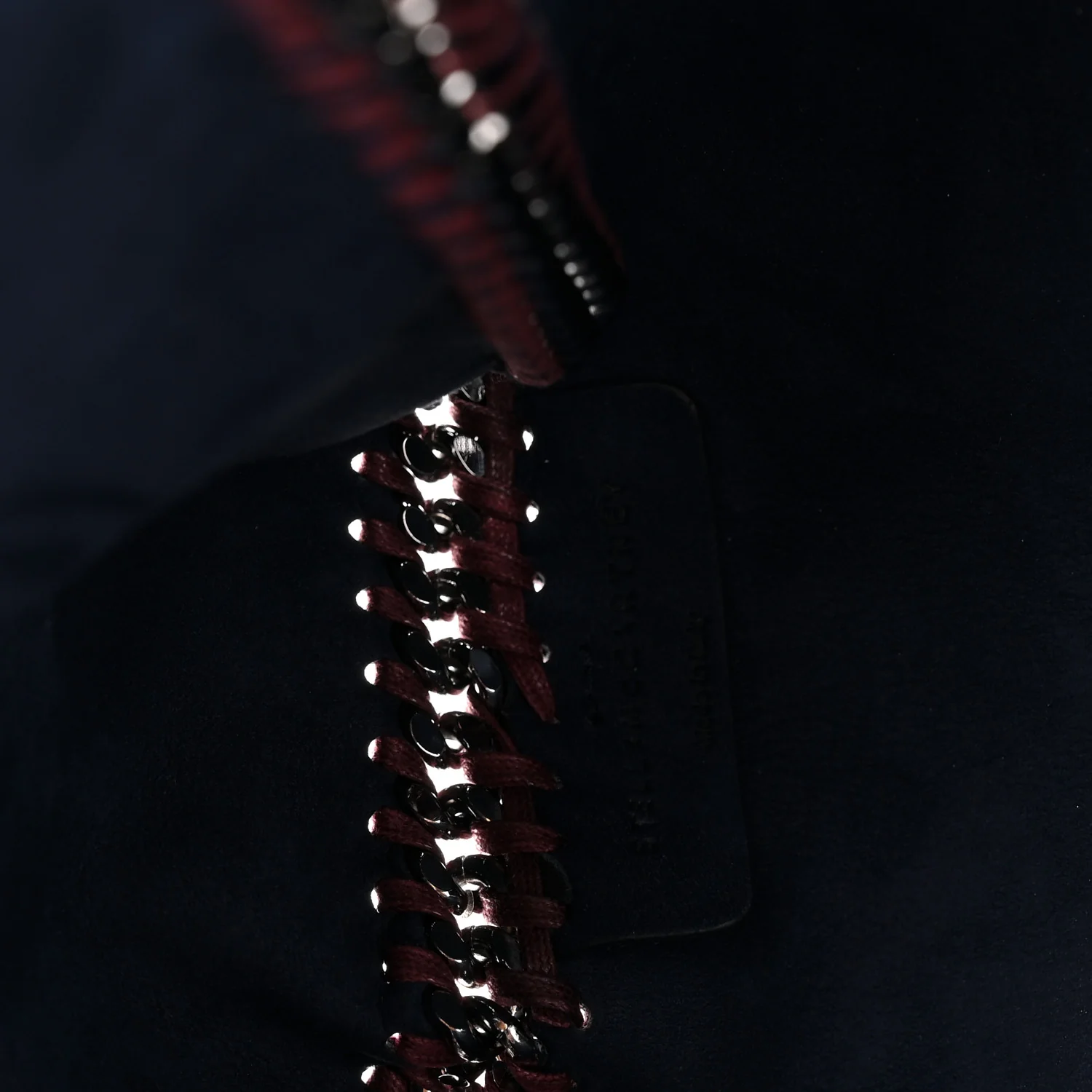 Shaggy Deer Falabella Reversible Tote Red Navy - Image 10