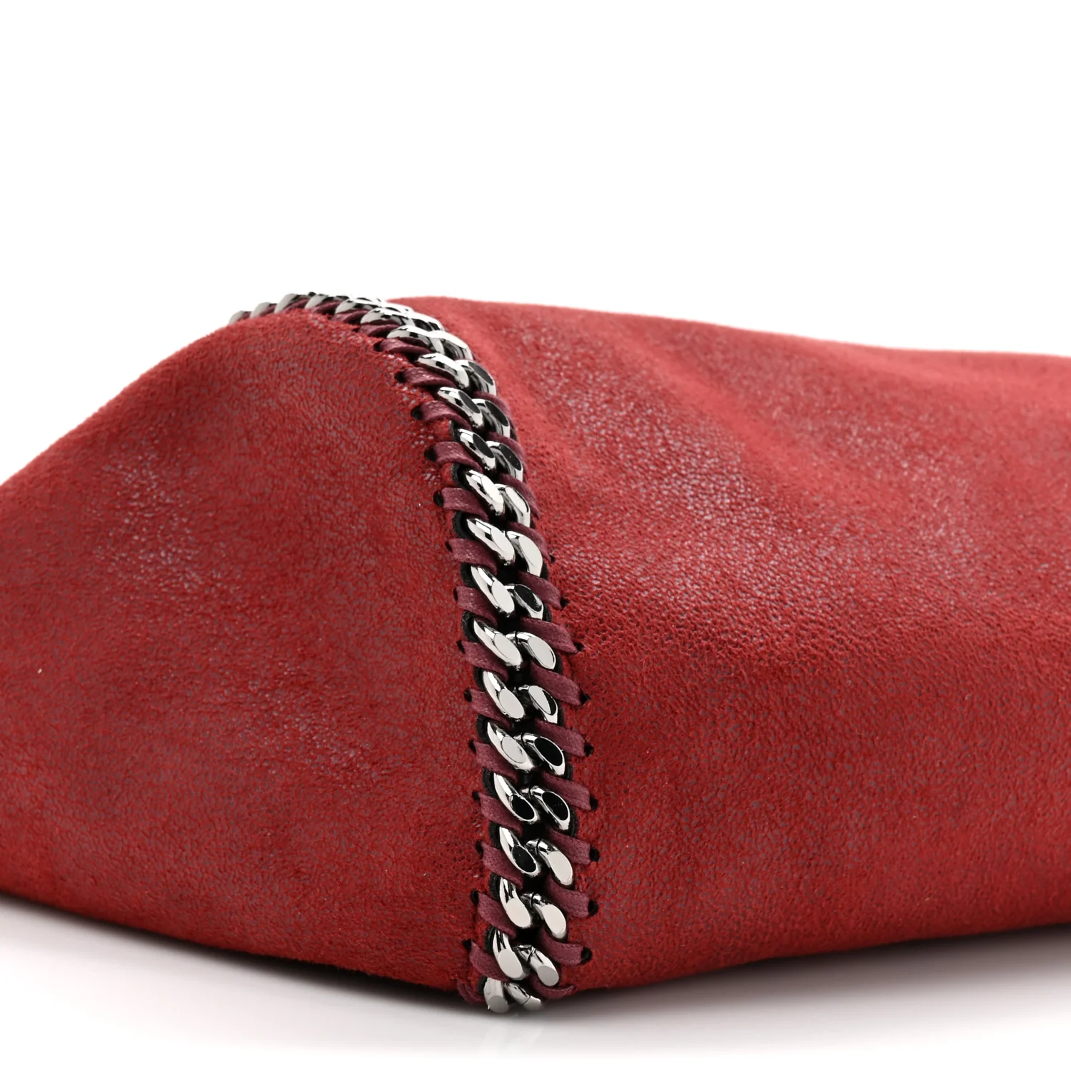 Shaggy Deer Falabella Reversible Tote Red Navy - Image 16