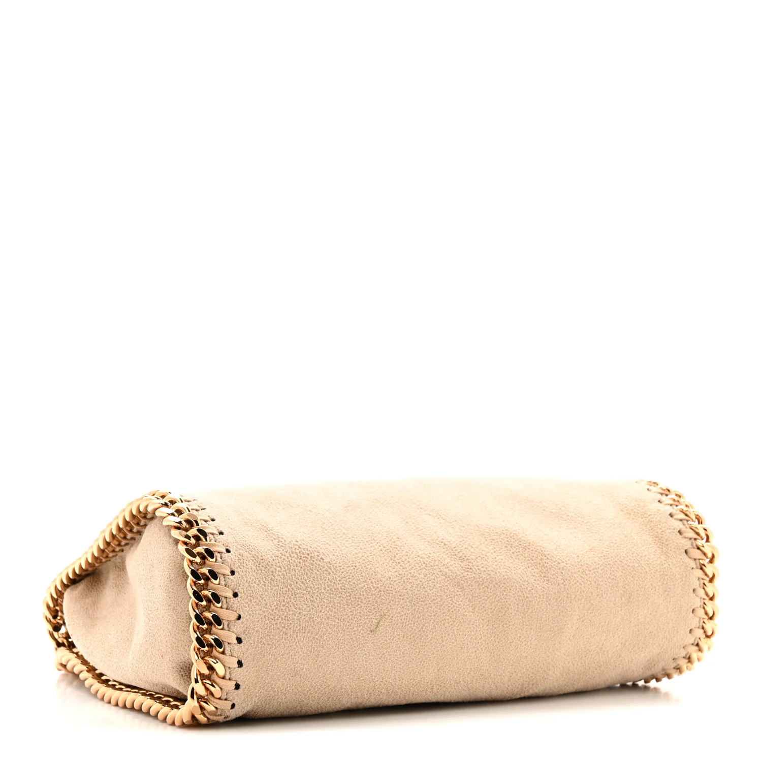 Shaggy Deer Mini Falabella Fold Over Tote Beige - Image 4