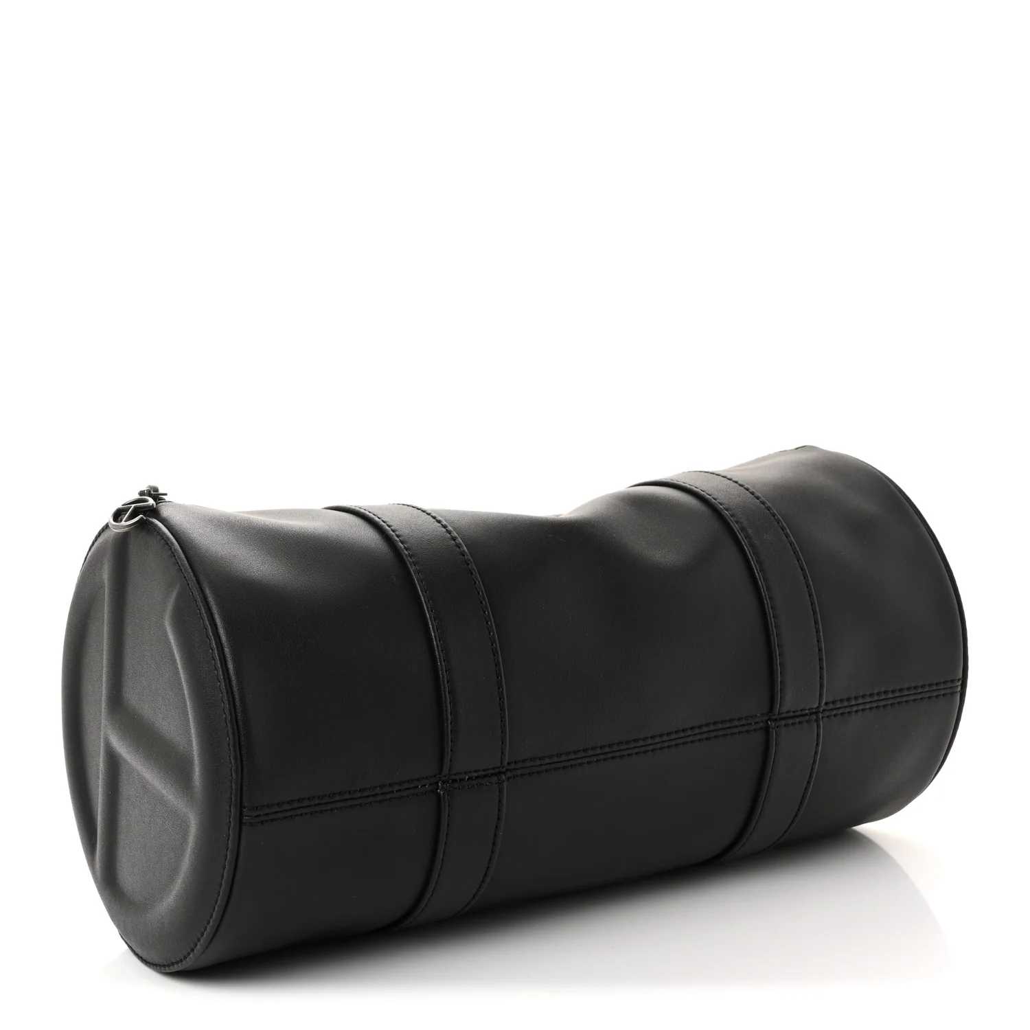 Vegan Leather Medium Duffle Black - Image 4