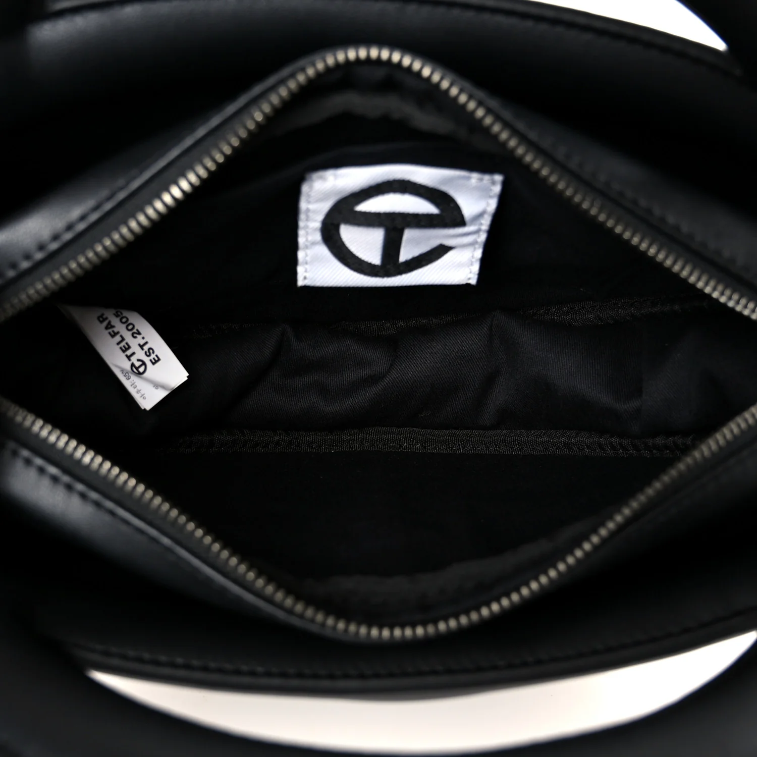 Vegan Leather Round Circle Bag Black - Image 8