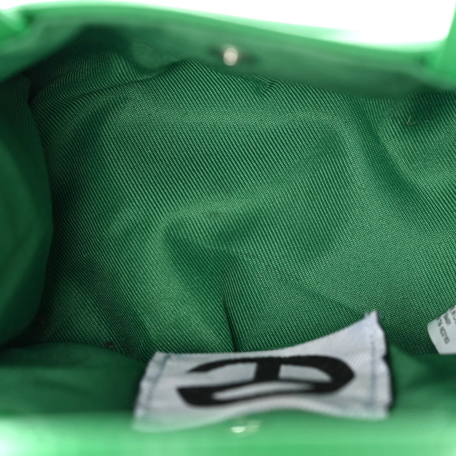 Vegan Leather Small Shopping Bag Greenscreen - Image 5