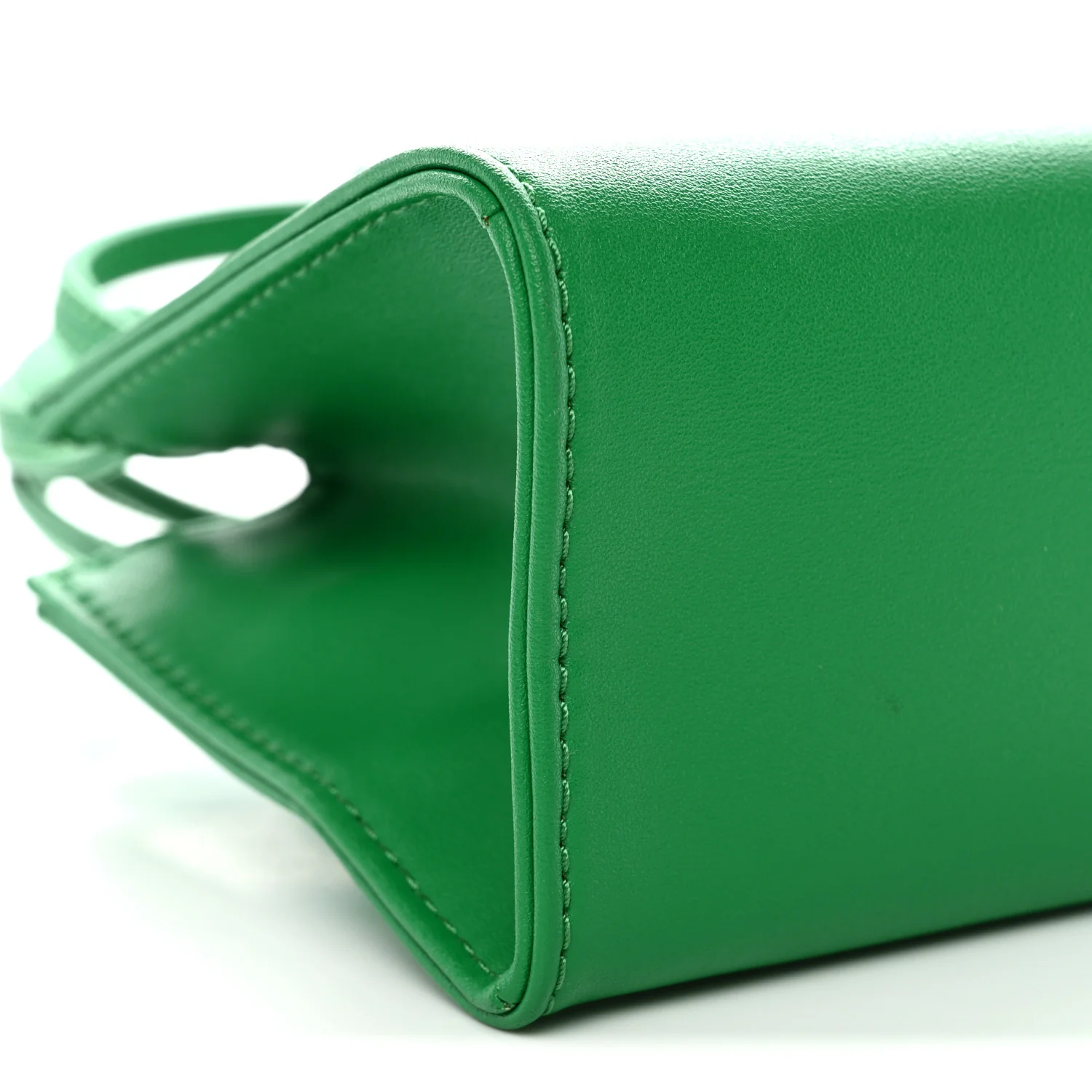 Vegan Leather Small Shopping Bag Greenscreen - Image 9