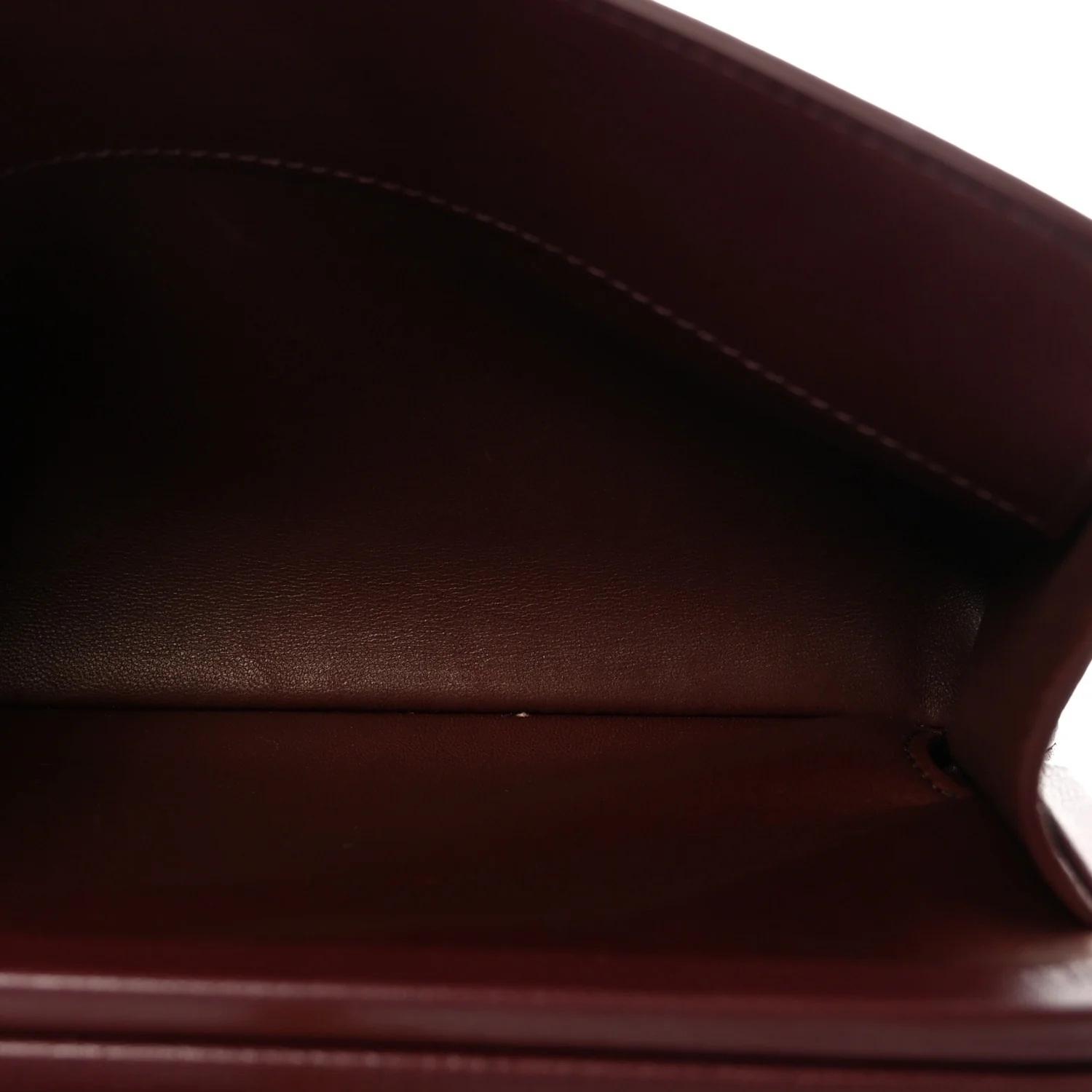 Goatskin Amazon Clutch Burgundy - Image 5