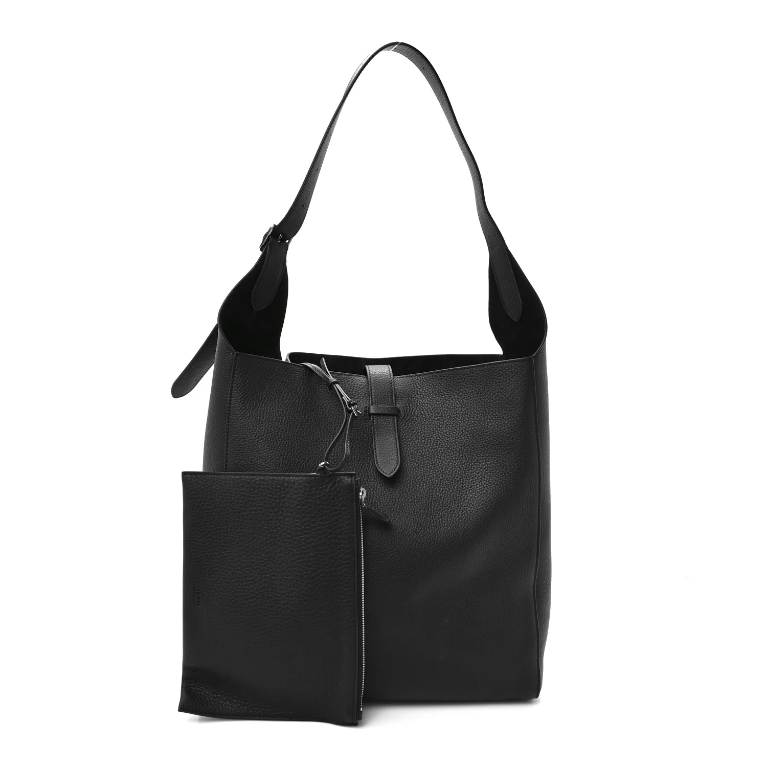 Grained Calfskin Blake Hobo Black - Image 3