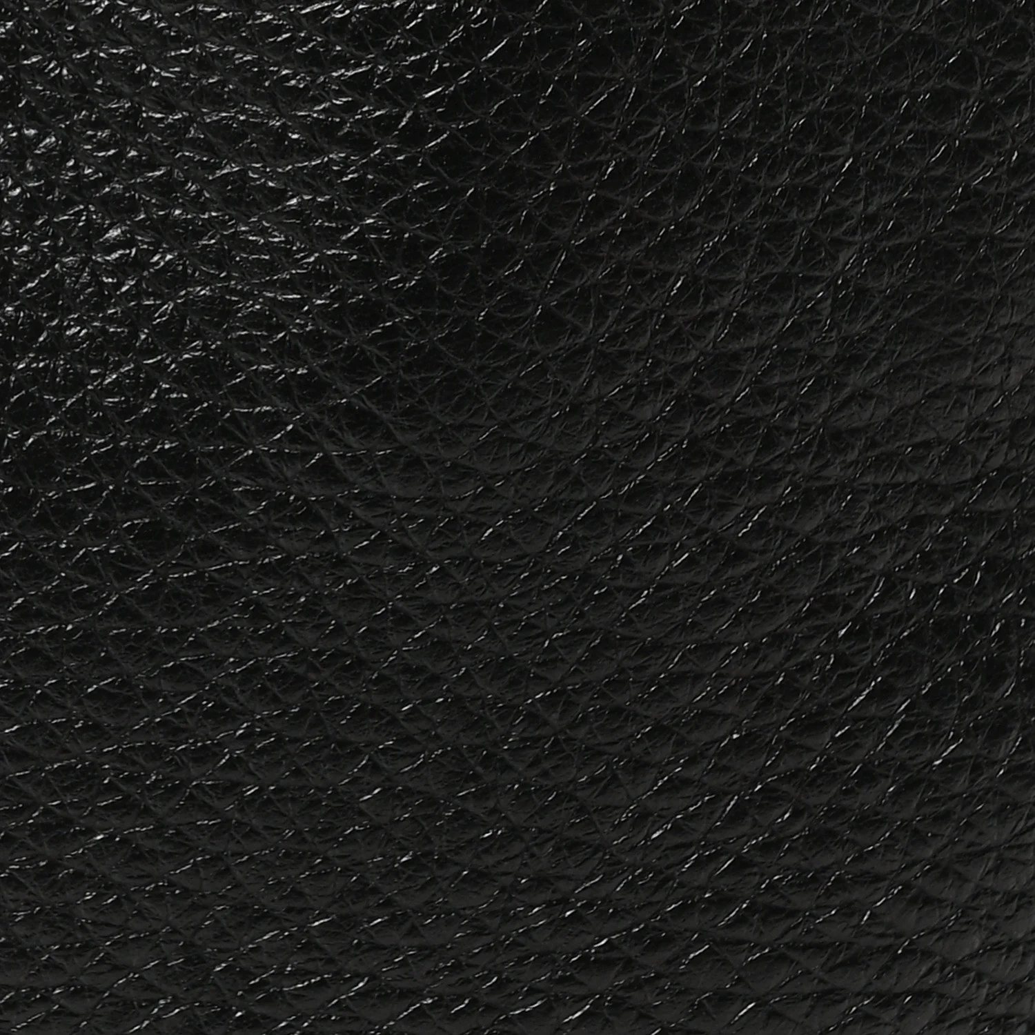 Grained Calfskin Drawstring Bucket Bag Black - Image 7