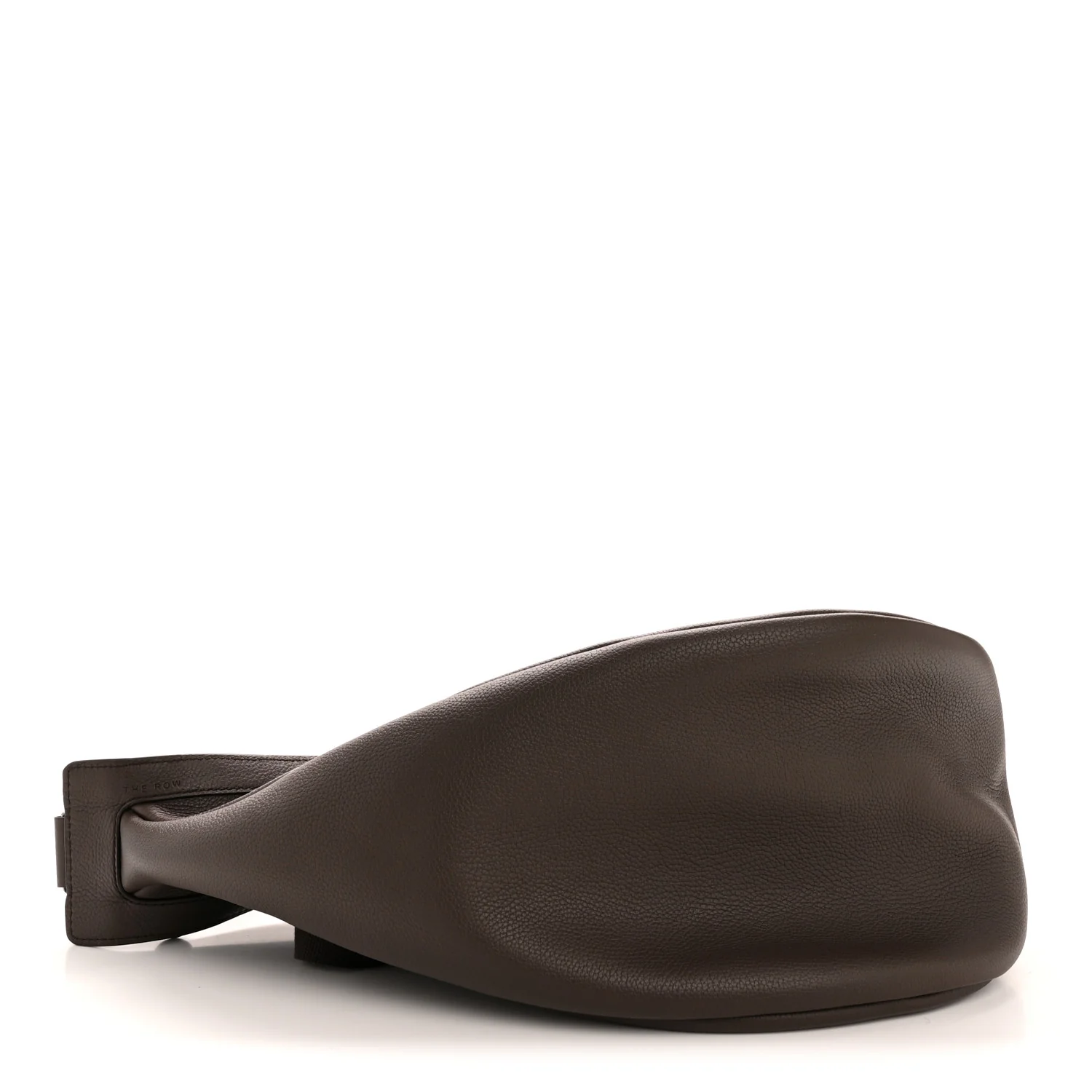 Grained Calfskin Large Slouchy Banana Bag Brunette - Image 4