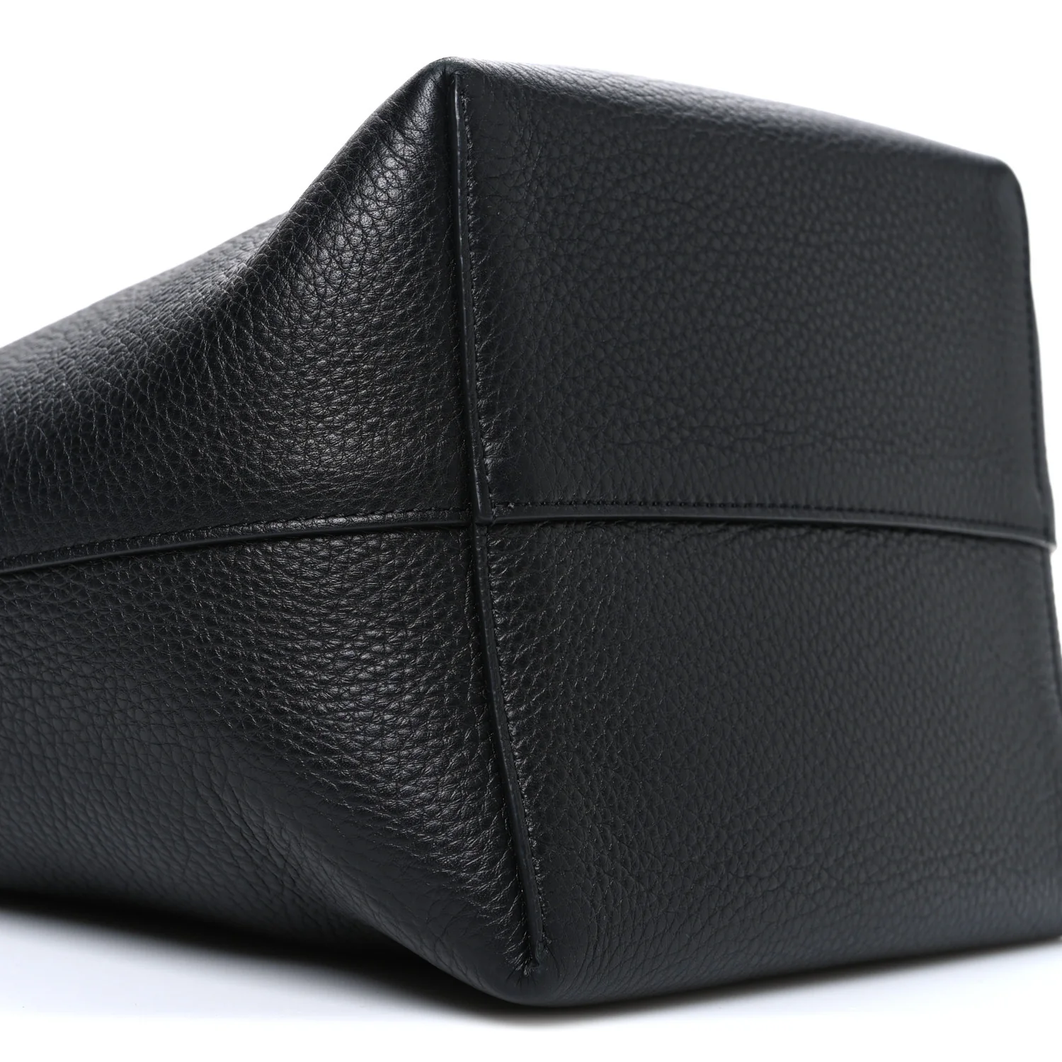 Grained Calfskin Medium N/S Park Tote Black - Image 9