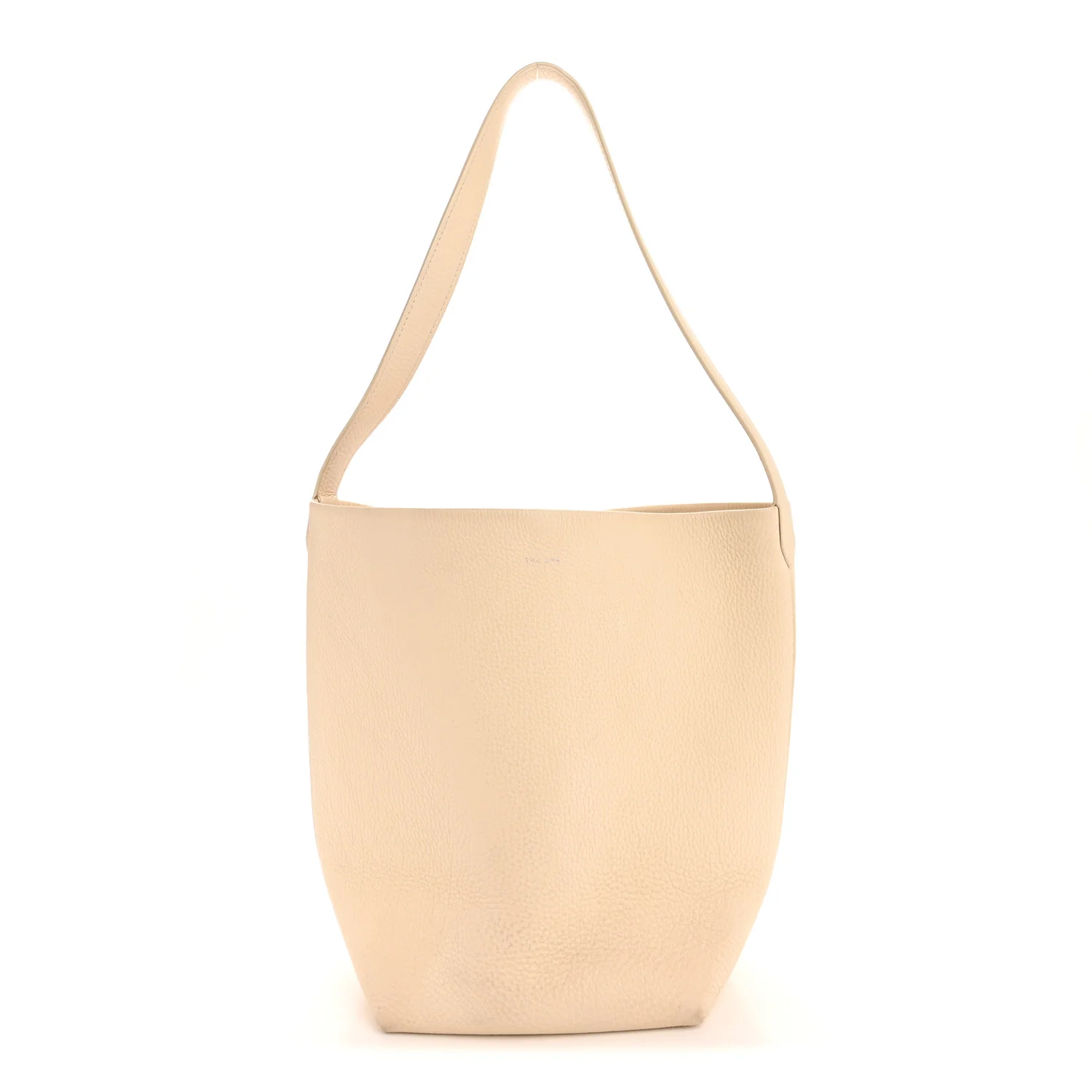 Grained Calfskin Medium N/S Park Tote Ivory