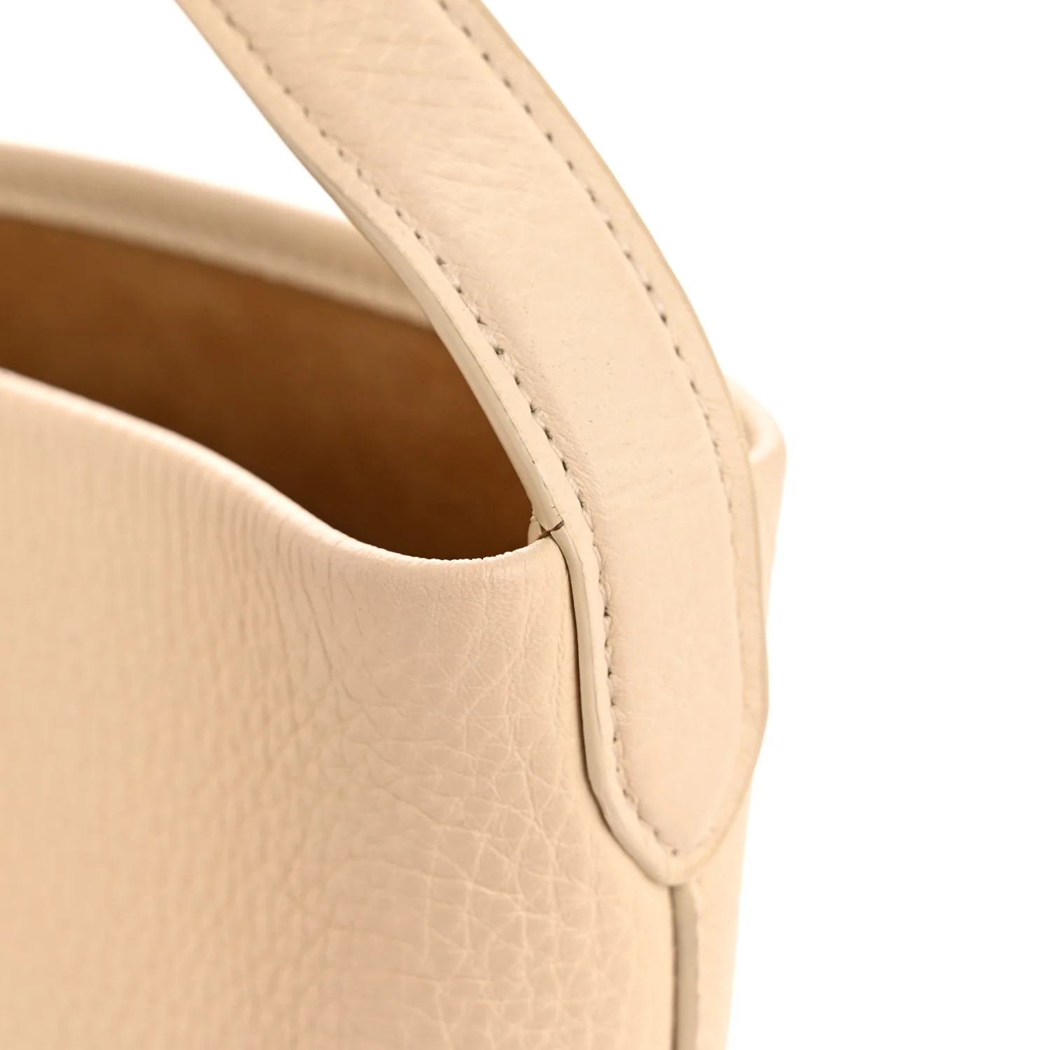 Grained Calfskin Medium N/S Park Tote Ivory - Image 10