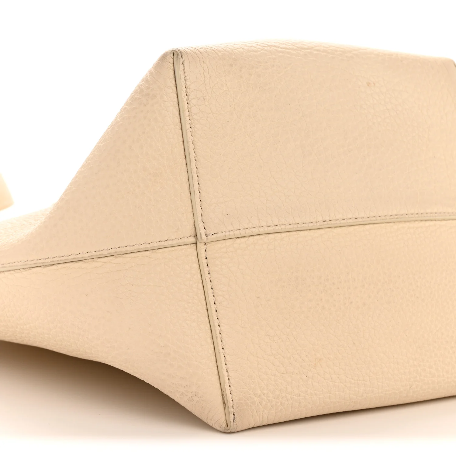 Grained Calfskin Medium N/S Park Tote Ivory - Image 8