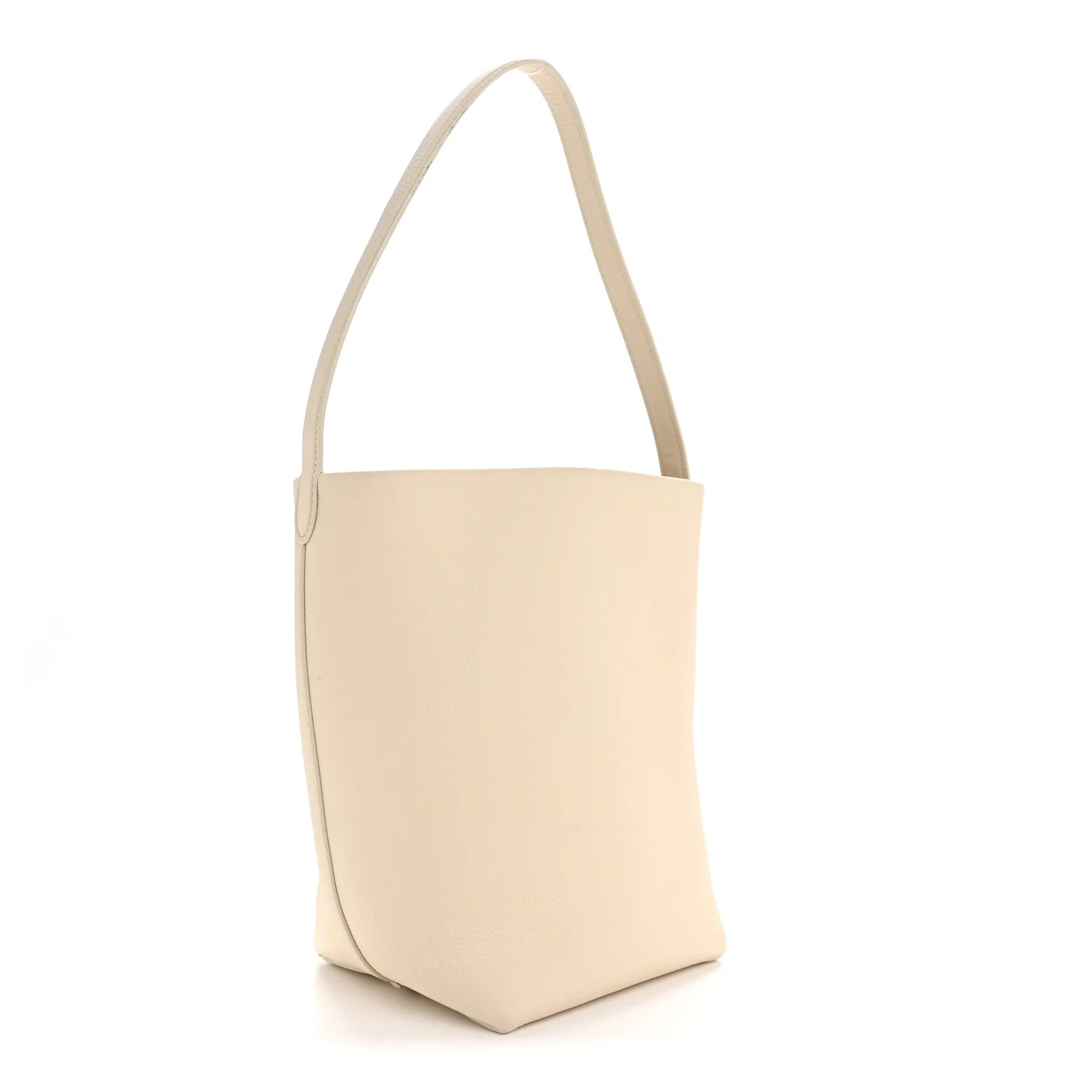 Grained Calfskin Medium N/S Park Tote Ivory - Image 3