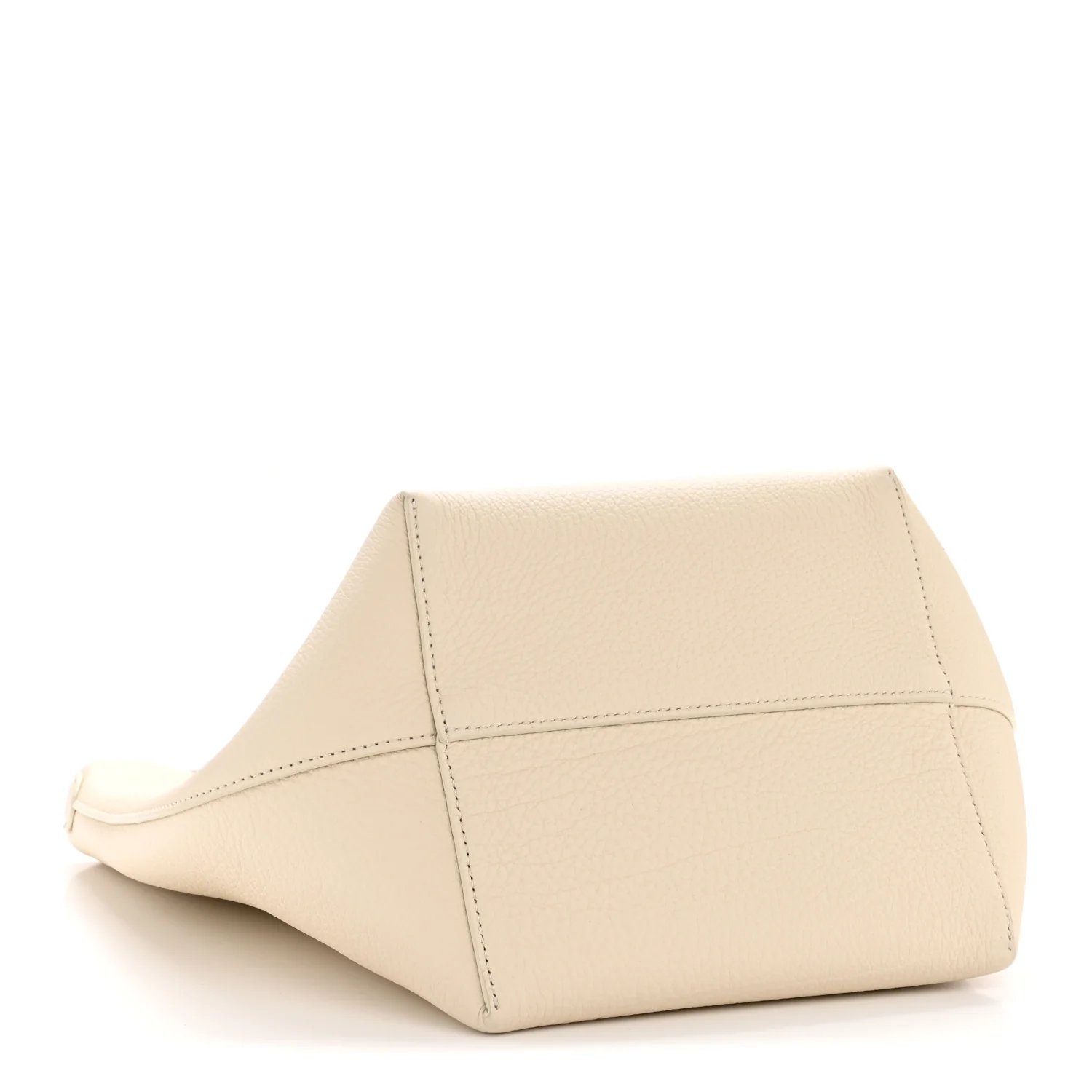 Grained Calfskin Medium N/S Park Tote Ivory - Image 4