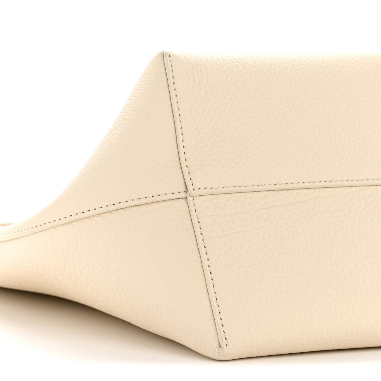 Grained Calfskin Medium N/S Park Tote Ivory - Image 8