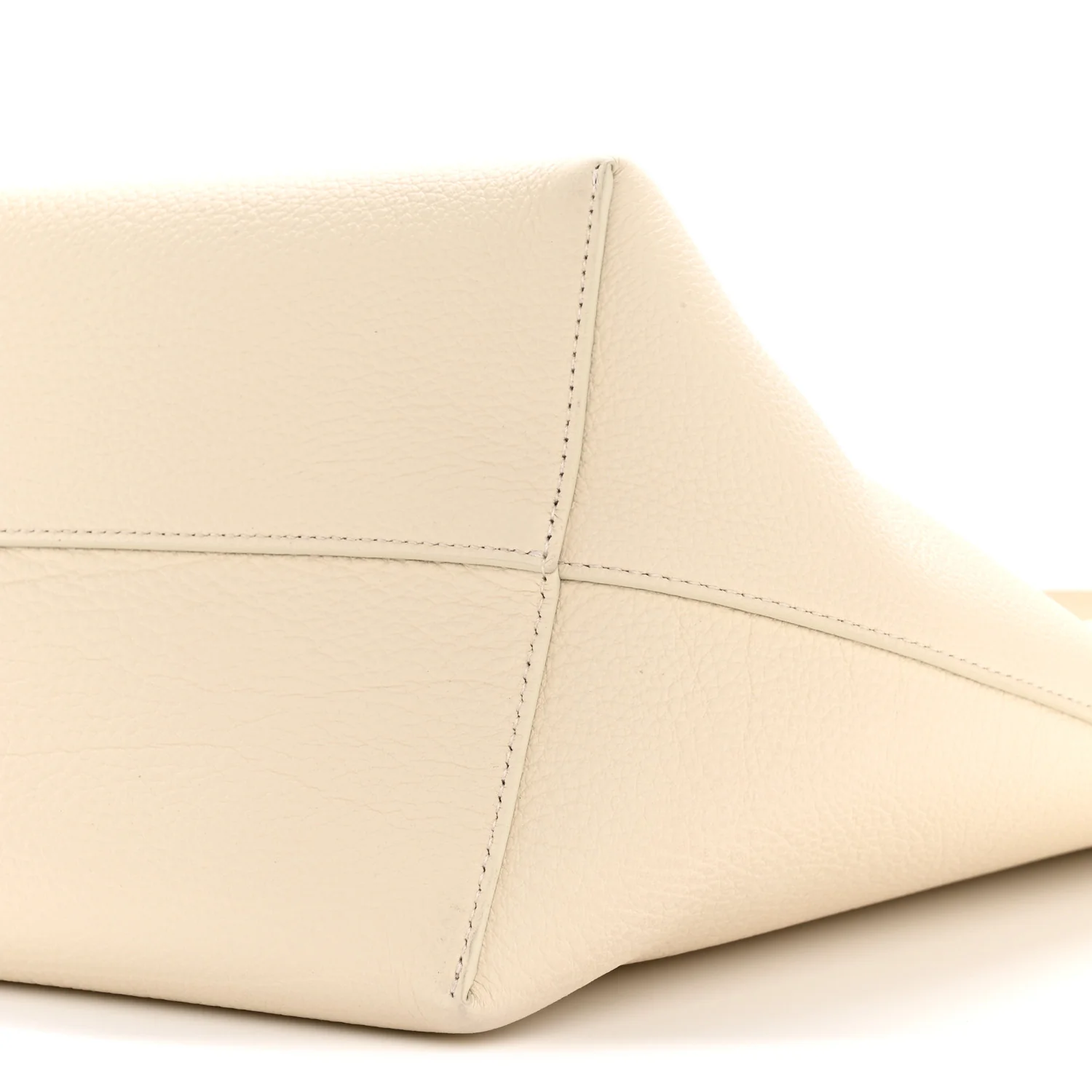 Grained Calfskin Medium N/S Park Tote Ivory - Image 9