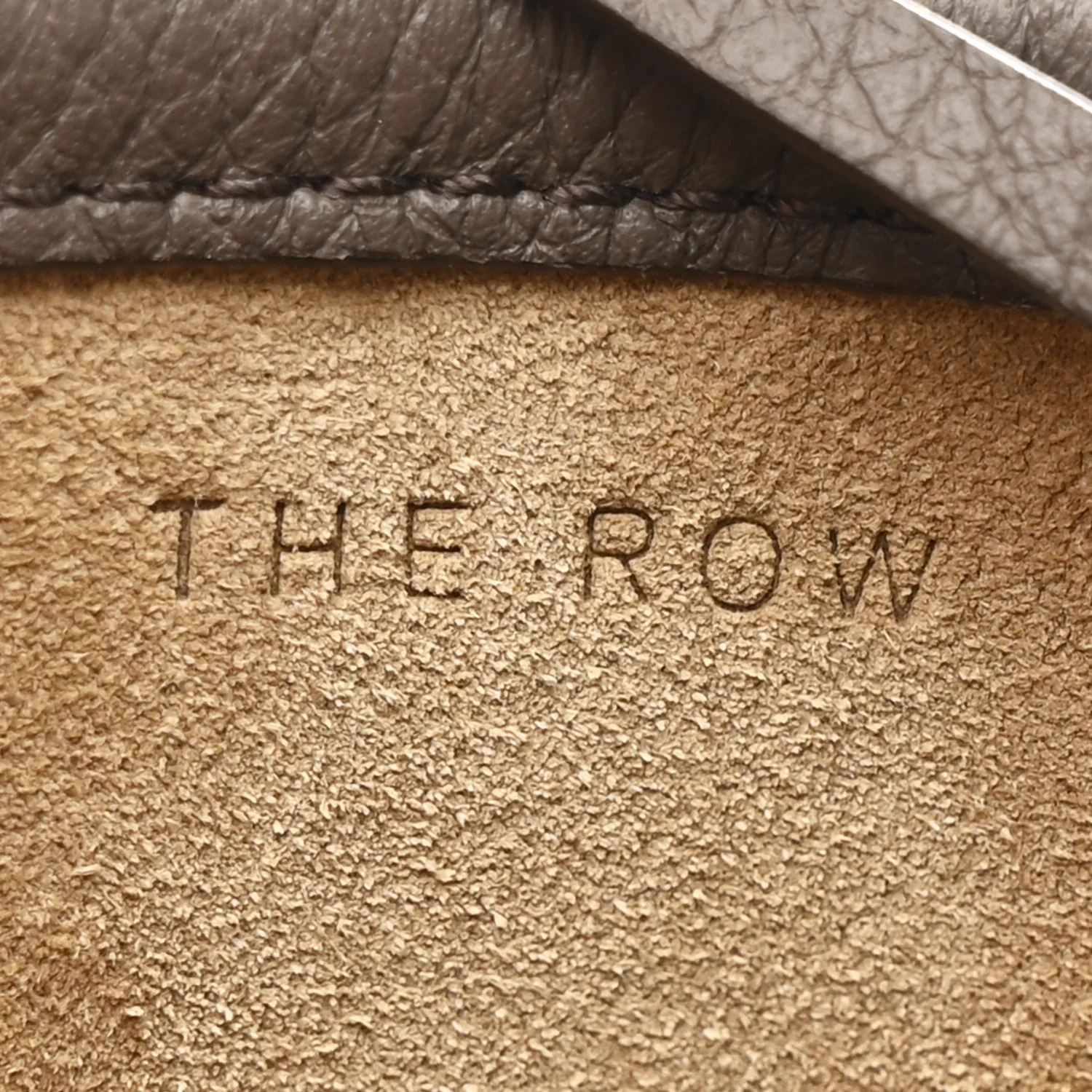 Grained Calfskin Medium N/S Park Tote Taupe - Image 6