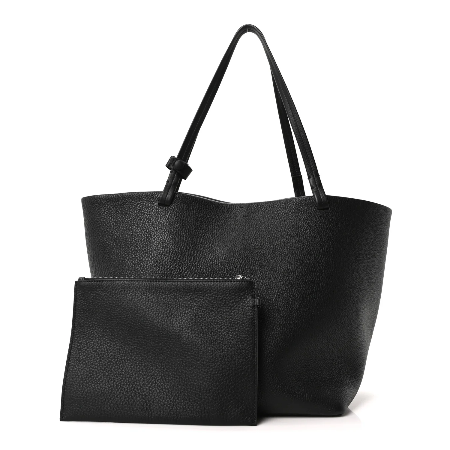 Grained Calfskin Park Tote Three Black - Image 3