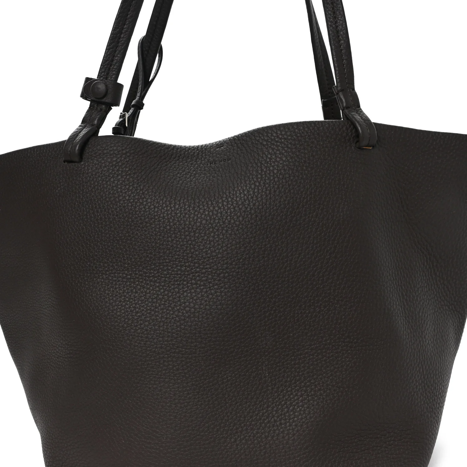 Grained Calfskin Park Tote Three Deep Brown - Image 8