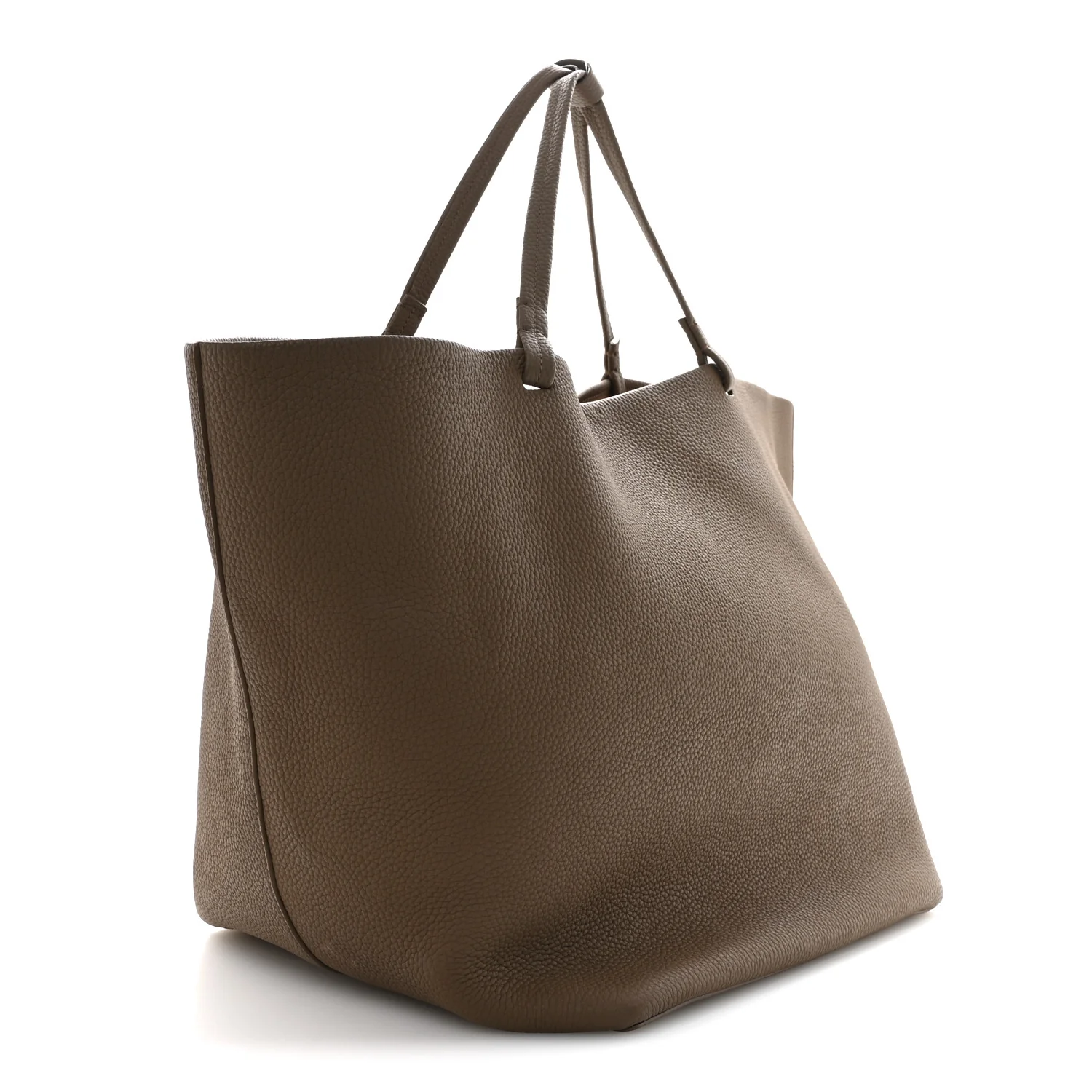 Grained Calfskin Park Tote XL Taupe - Image 4