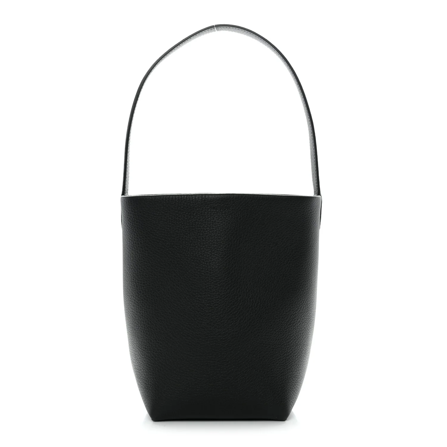 Grained Calfskin Small N/S Park Tote Black