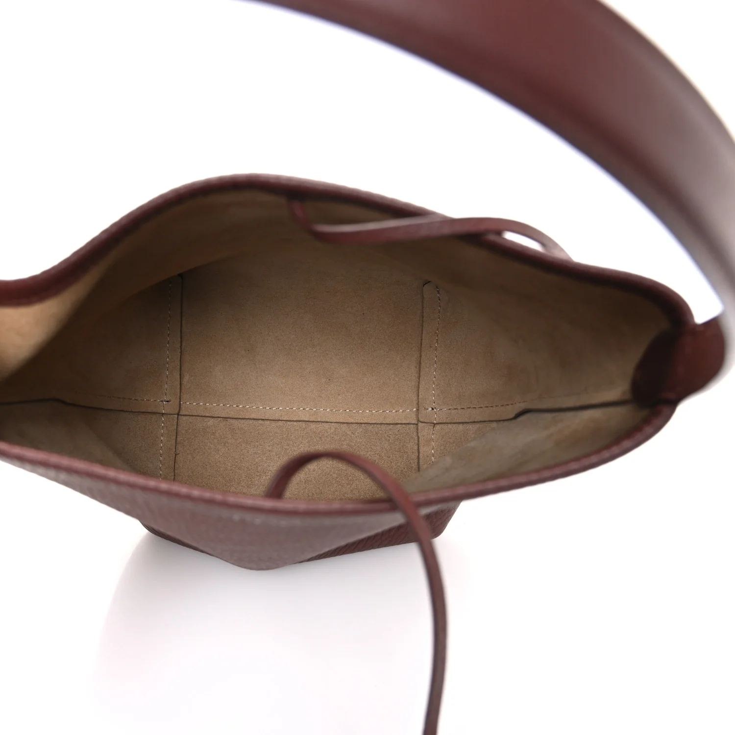 Grained Calfskin Small N/S Park Tote Burnt Wood - Image 5