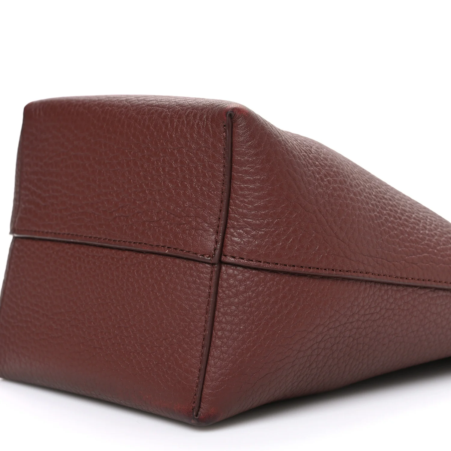 Grained Calfskin Small N/S Park Tote Burnt Wood - Image 9