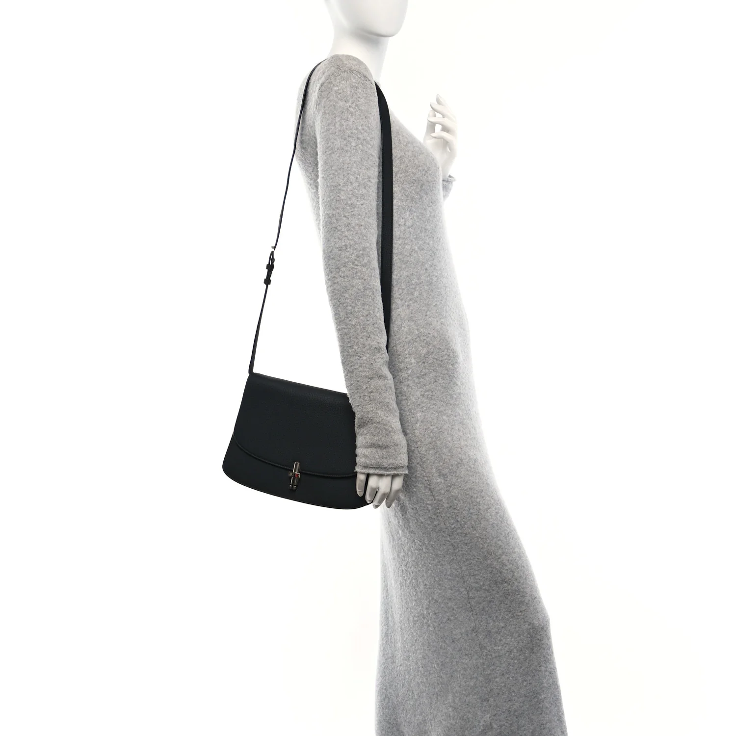 Grained Calfskin The Sofia 10 Crossbody Black - Image 2