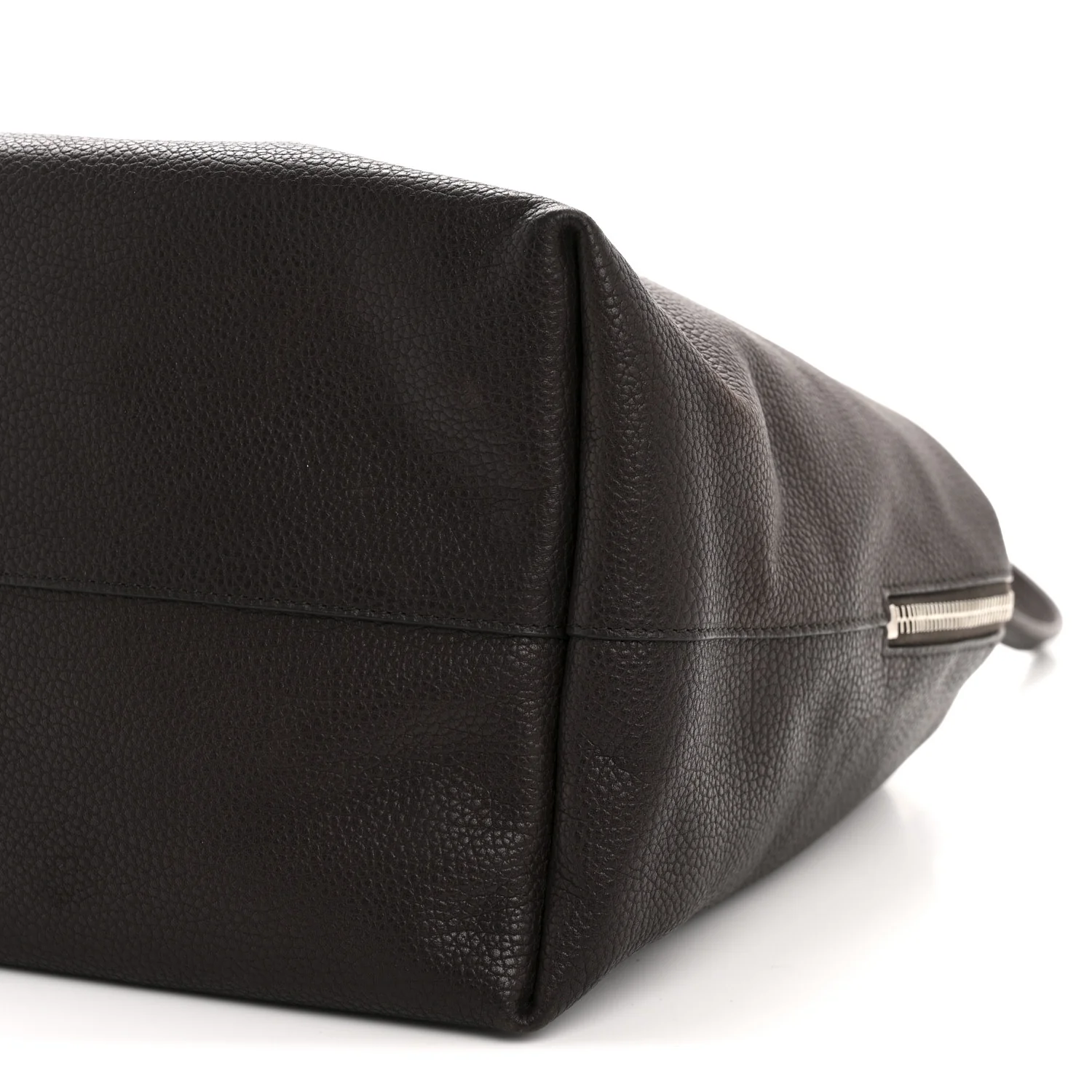 Grained Saddle Calfskin Henri Bag Brunette - Image 9