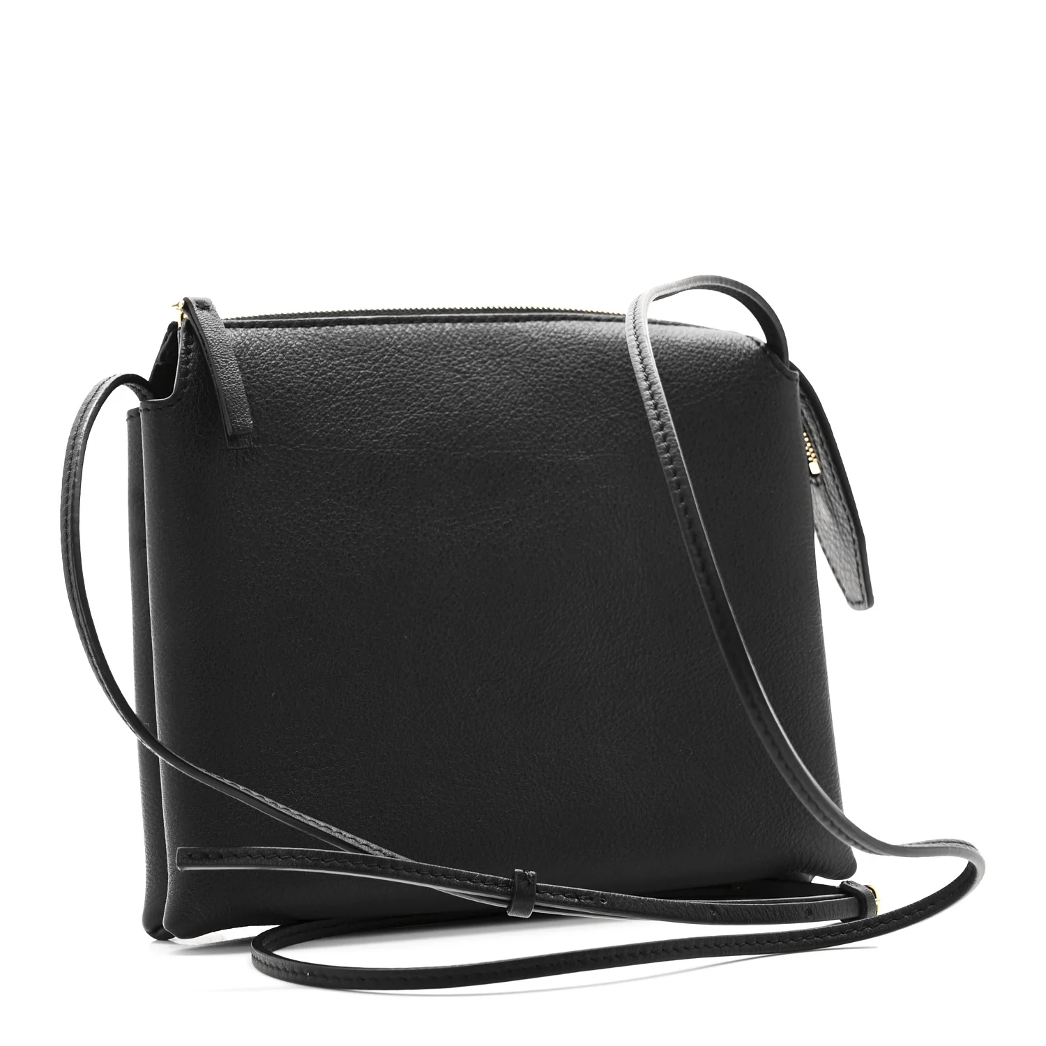 Matte Grained Calfskin Mini Nu Twin Bag Black - Image 3