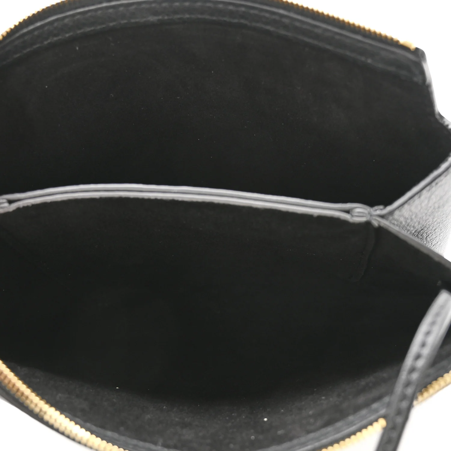 Matte Grained Calfskin Mini Nu Twin Bag Black - Image 5