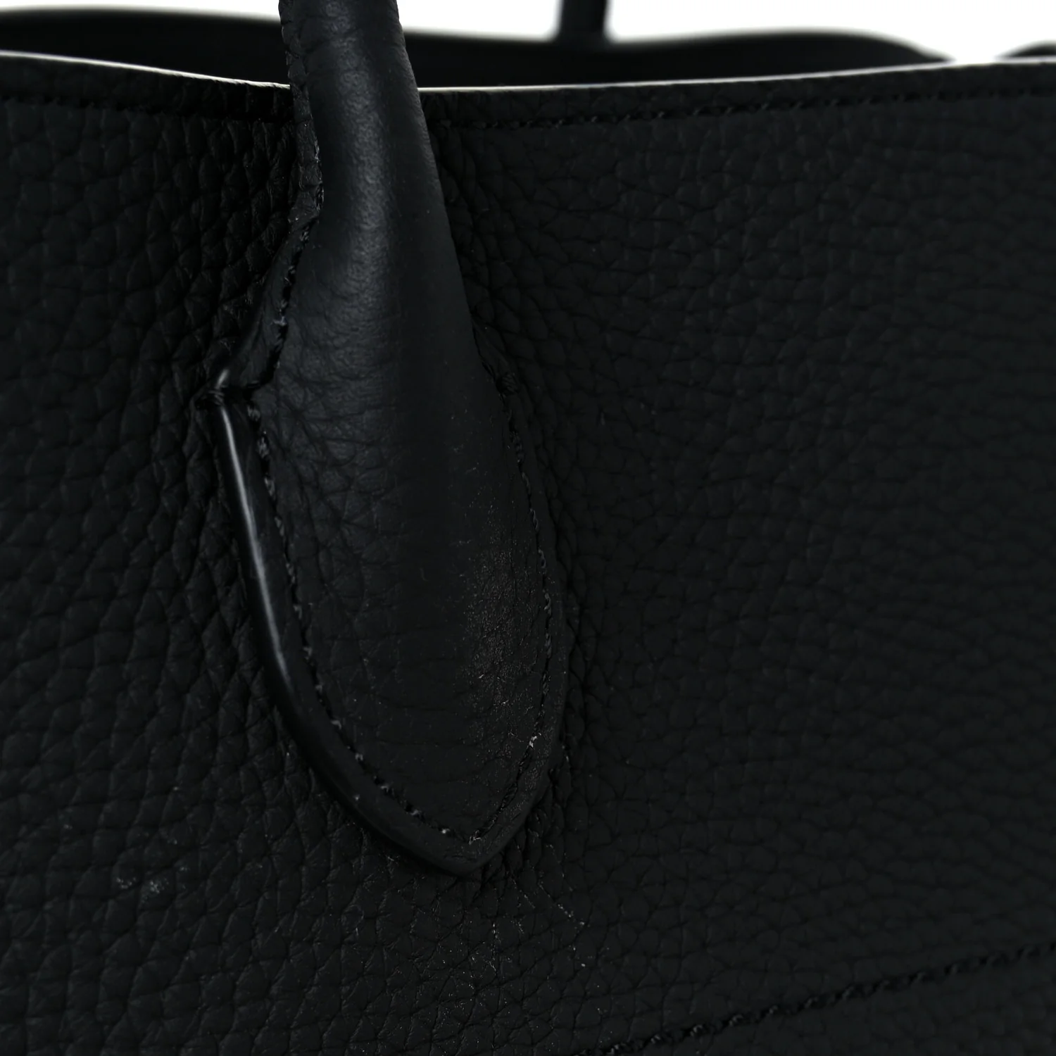 Matte Grained Calfskin Soft Margaux 15 Black - Image 10