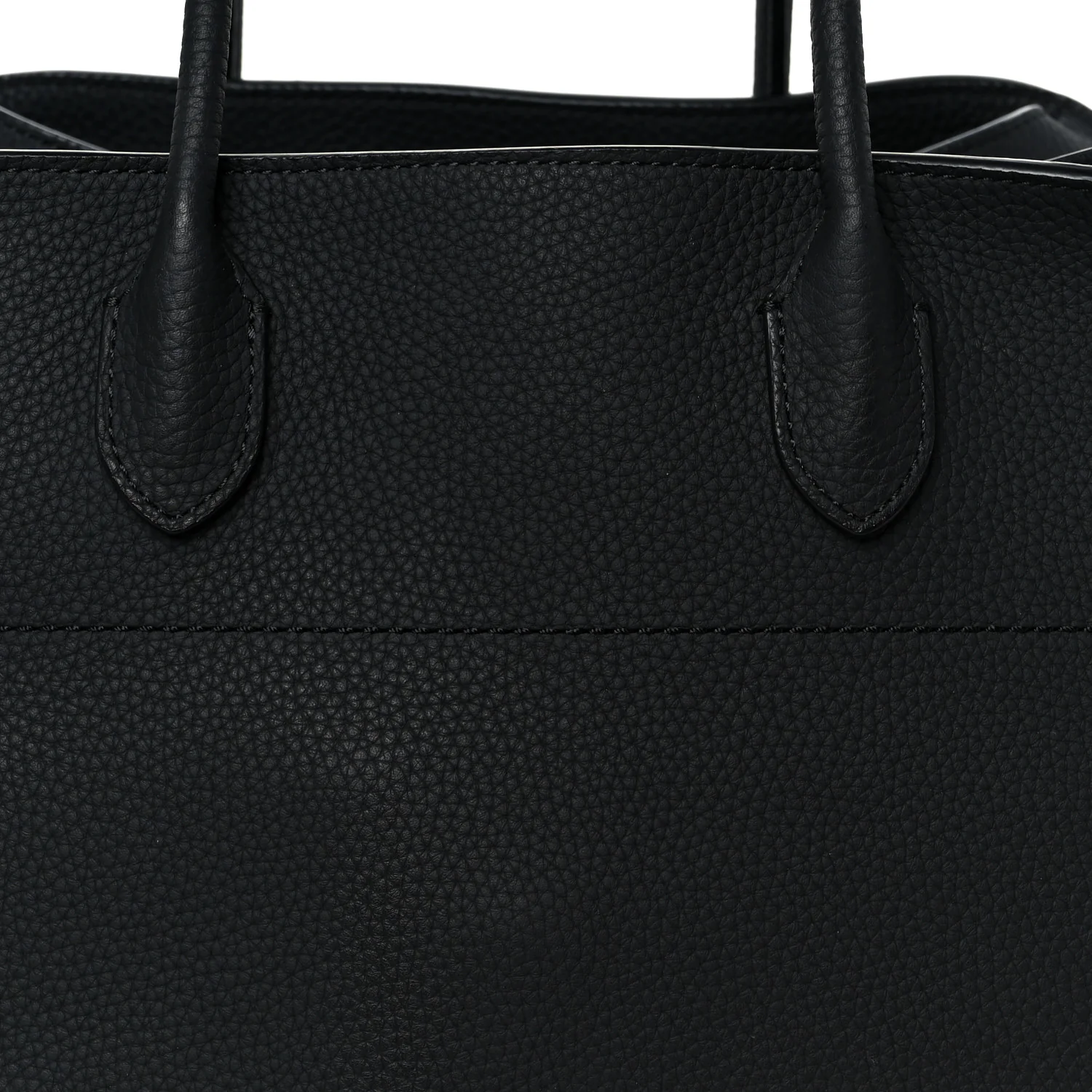 Matte Grained Calfskin Soft Margaux 15 Black - Image 7