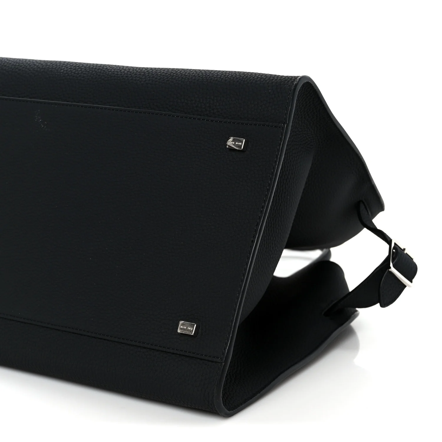 Matte Grained Calfskin Soft Margaux 15 Black - Image 9