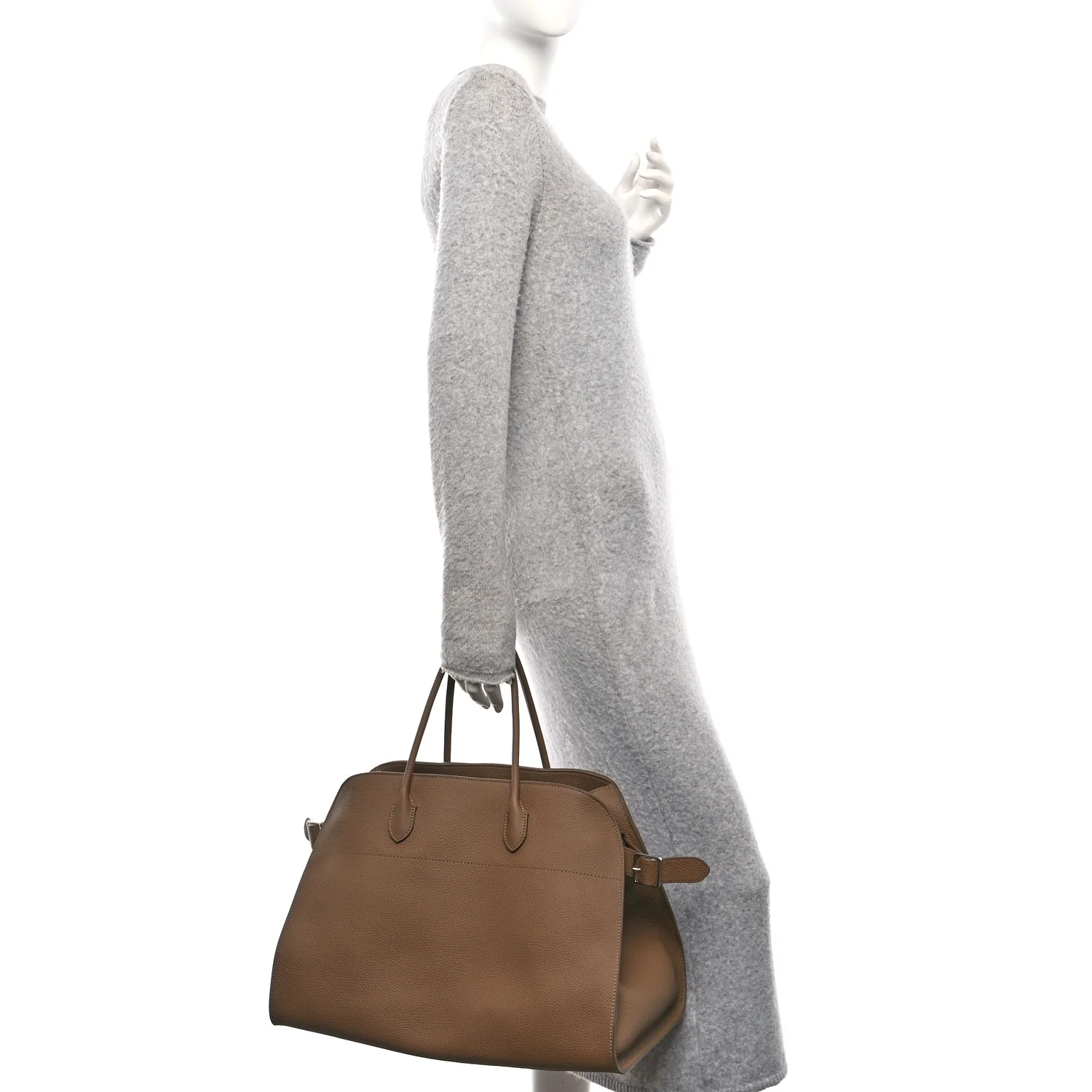 Matte Grained Calfskin Soft Margaux 17 Chevre - Image 2