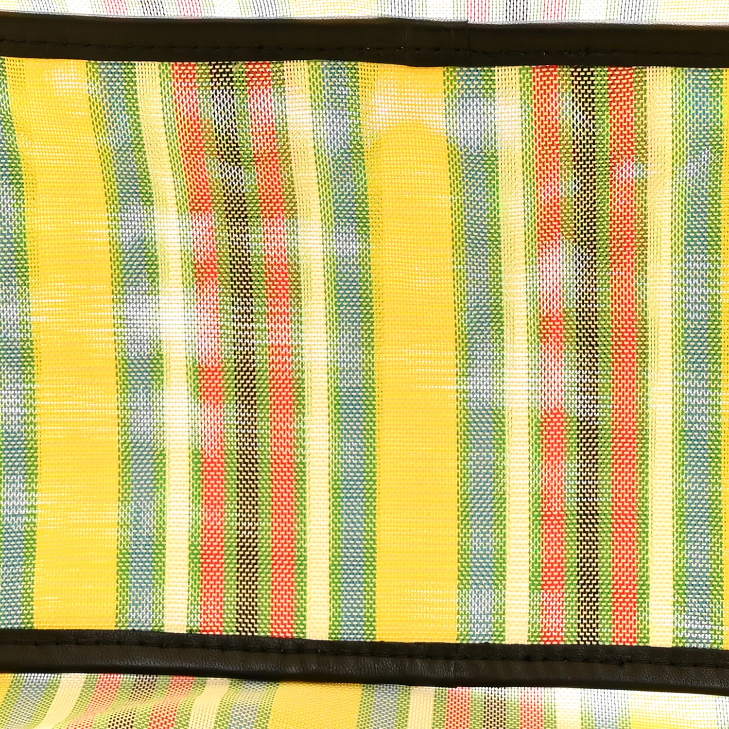 Mesh Saddle Calfskin Barn Tote Bag Multicolor - Image 6