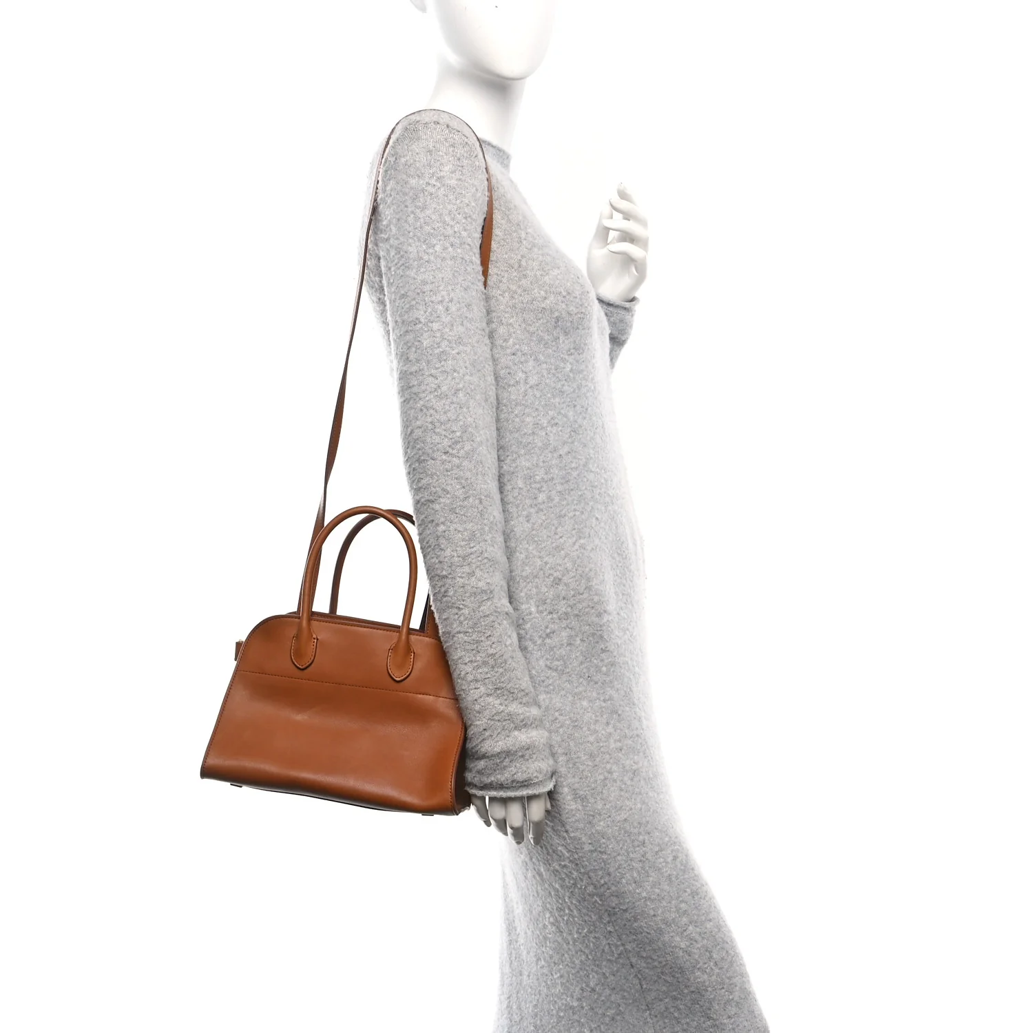 Polished Saddle Calfskin Soft Margaux 10 Bag Cuir - Image 2