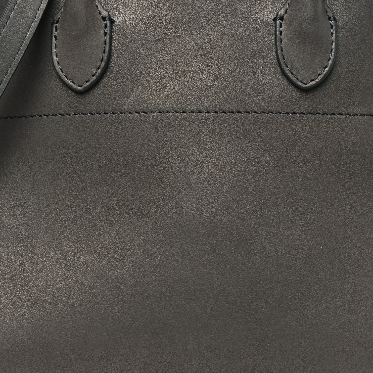 Polished Saddle Calfskin Soft Margaux 10 Bag Koala Grey - Image 7