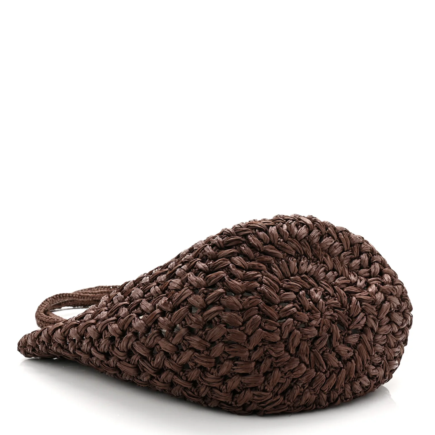 Raffia Estelle Tote Bag Brown - Image 4