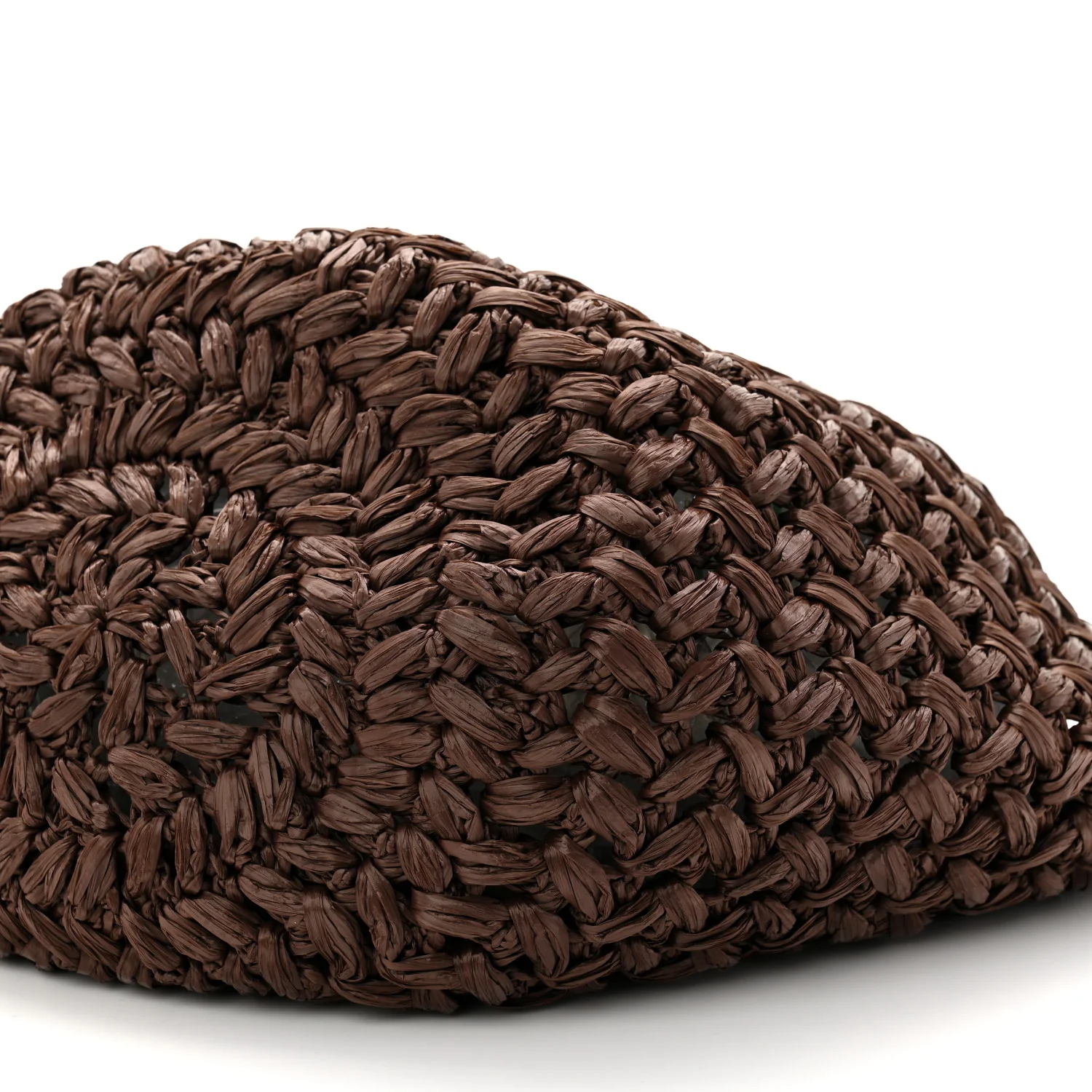 Raffia Estelle Tote Bag Brown - Image 9